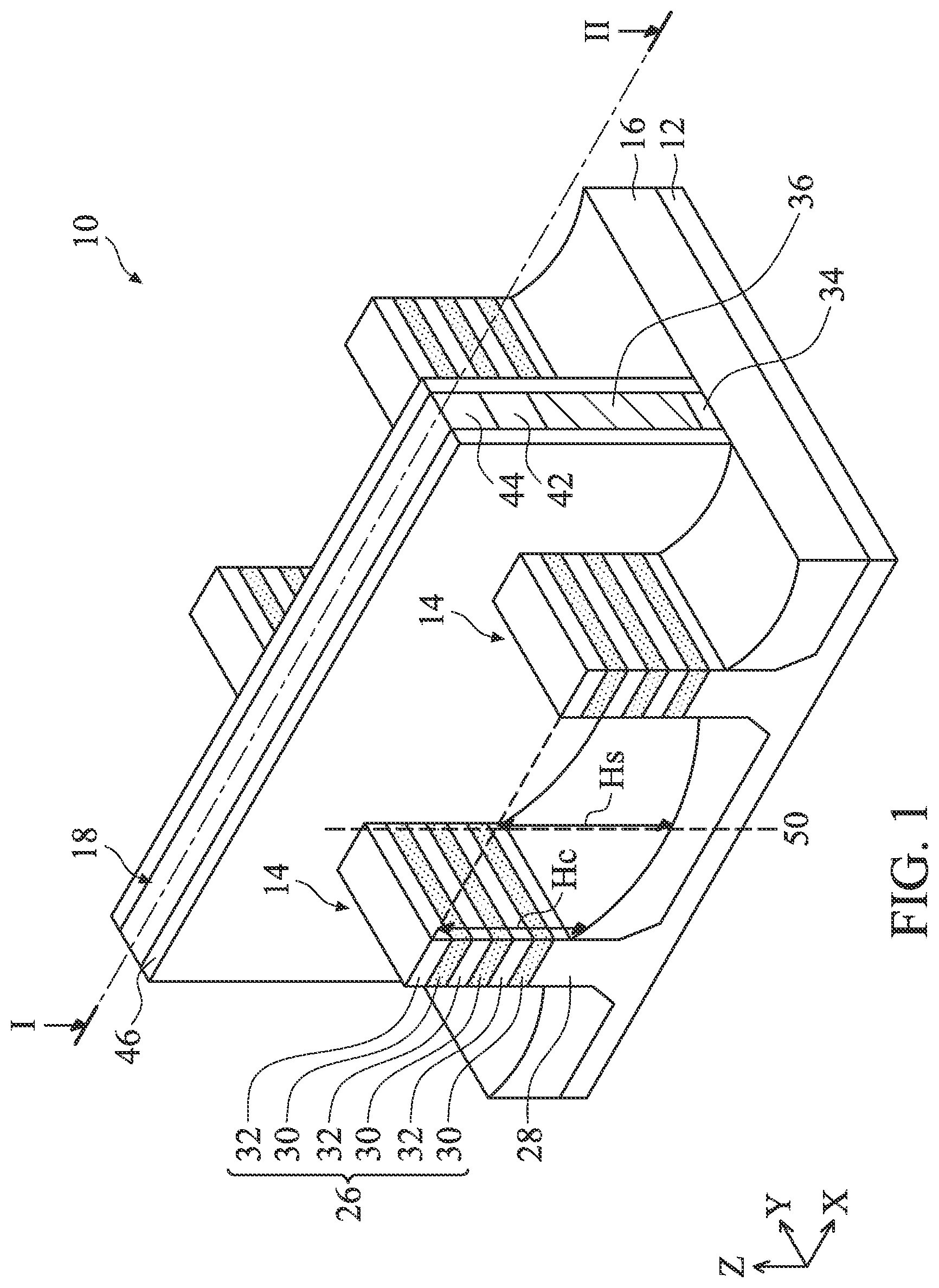 Patent US12426347 — Multi-gate transistor channel height adjustment — Figure 1
