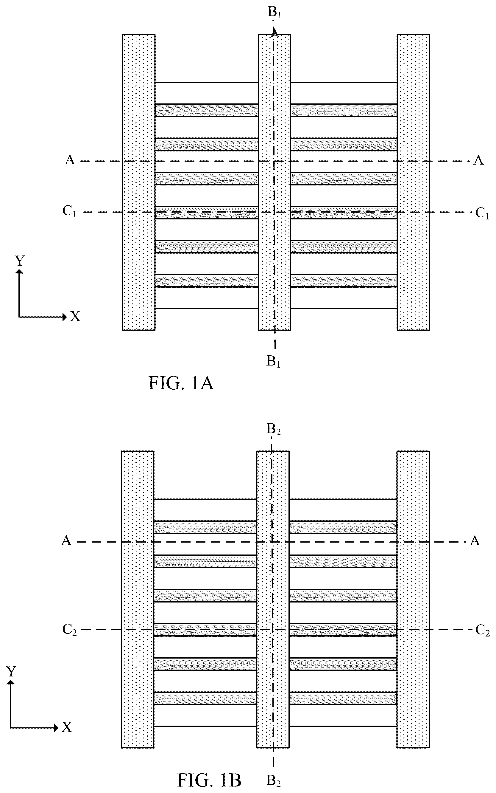Patent US12426355 — Integration of stacked nanosheets and FINFET that overhangs a bottom spacer — Figure 1
