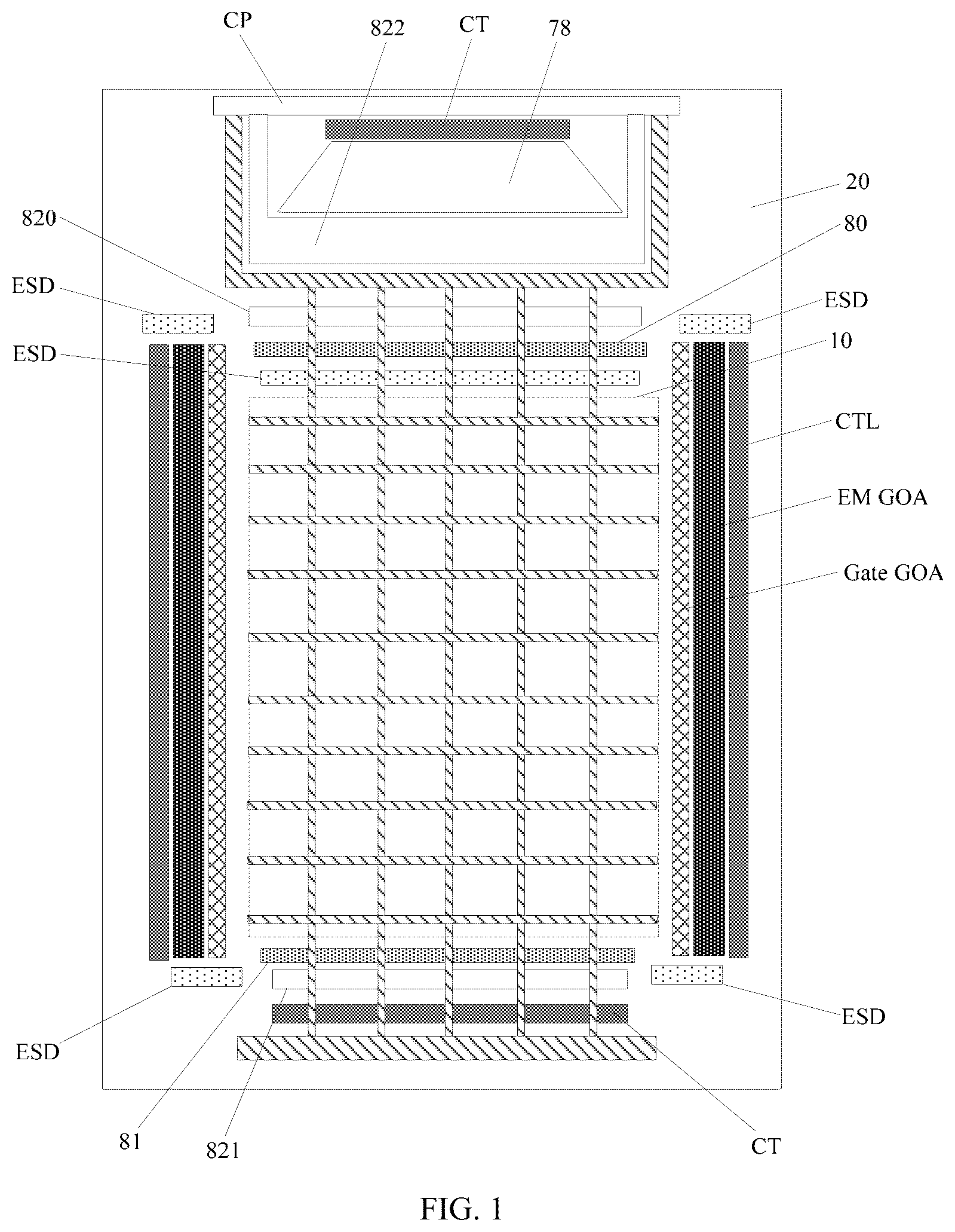 Patent US12426454 — Display substrate and display device — Figure 1