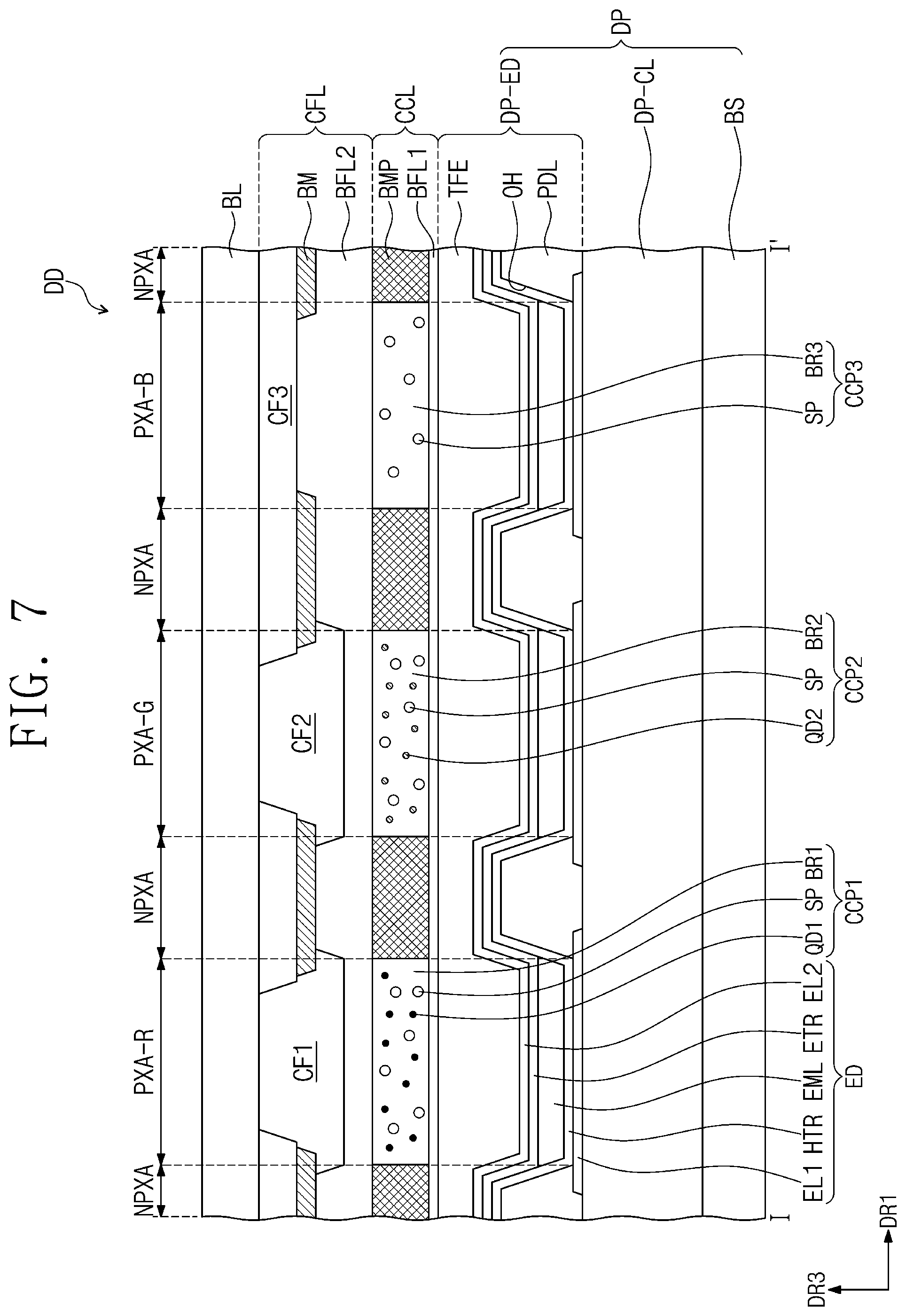 Patent US12426496 Figure 5 – Organic electroluminescence device and organometallic compound for organic electroluminescence device