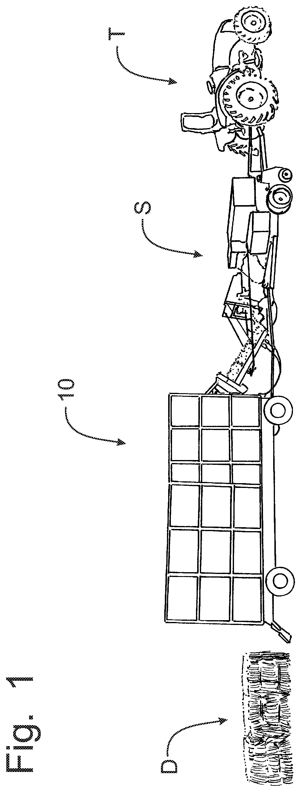 Patent US12426546 — Bale handler for small rectangular bales — Figure 1