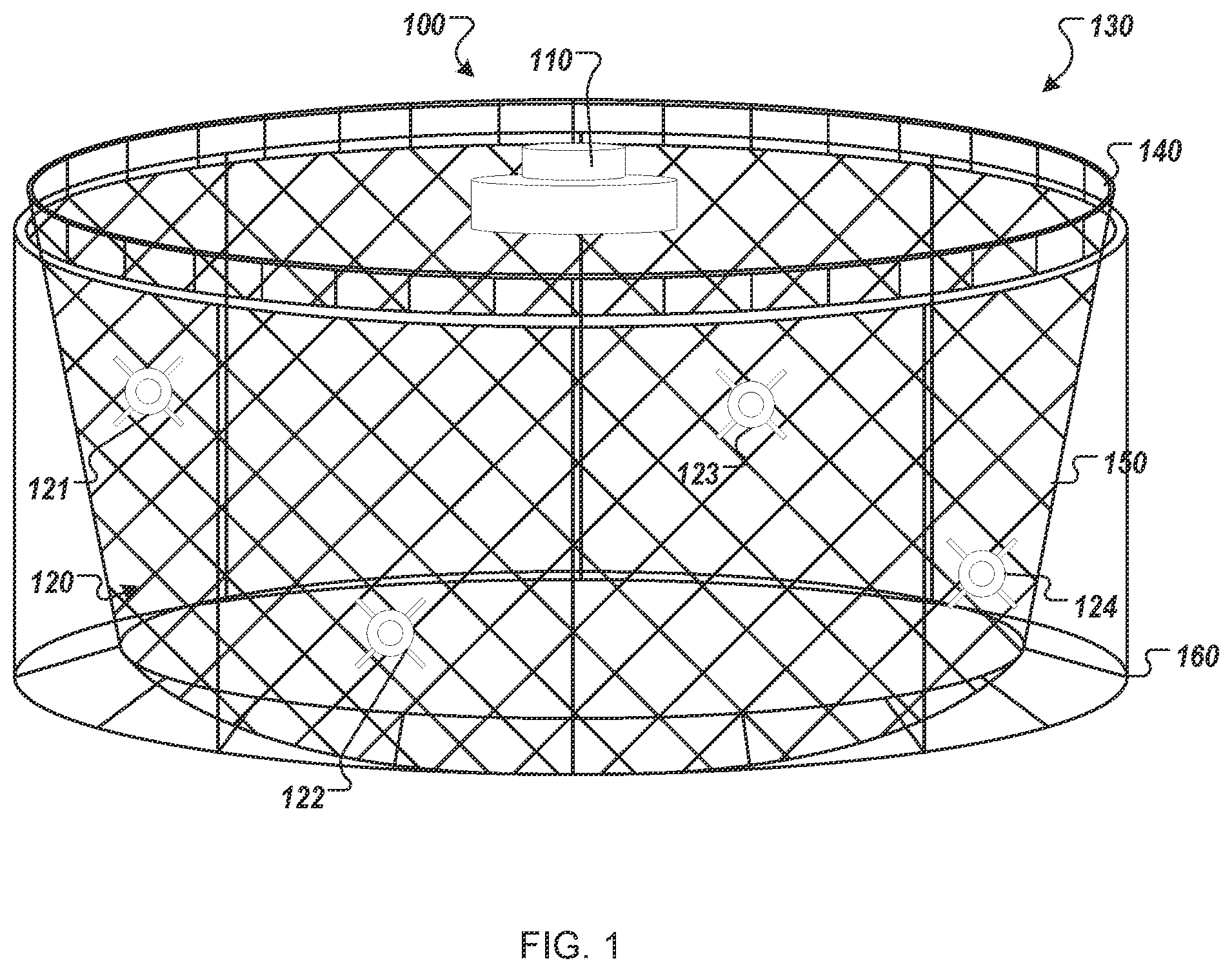 Patent US12426577 — Underwater net monitoring device — Figure 1