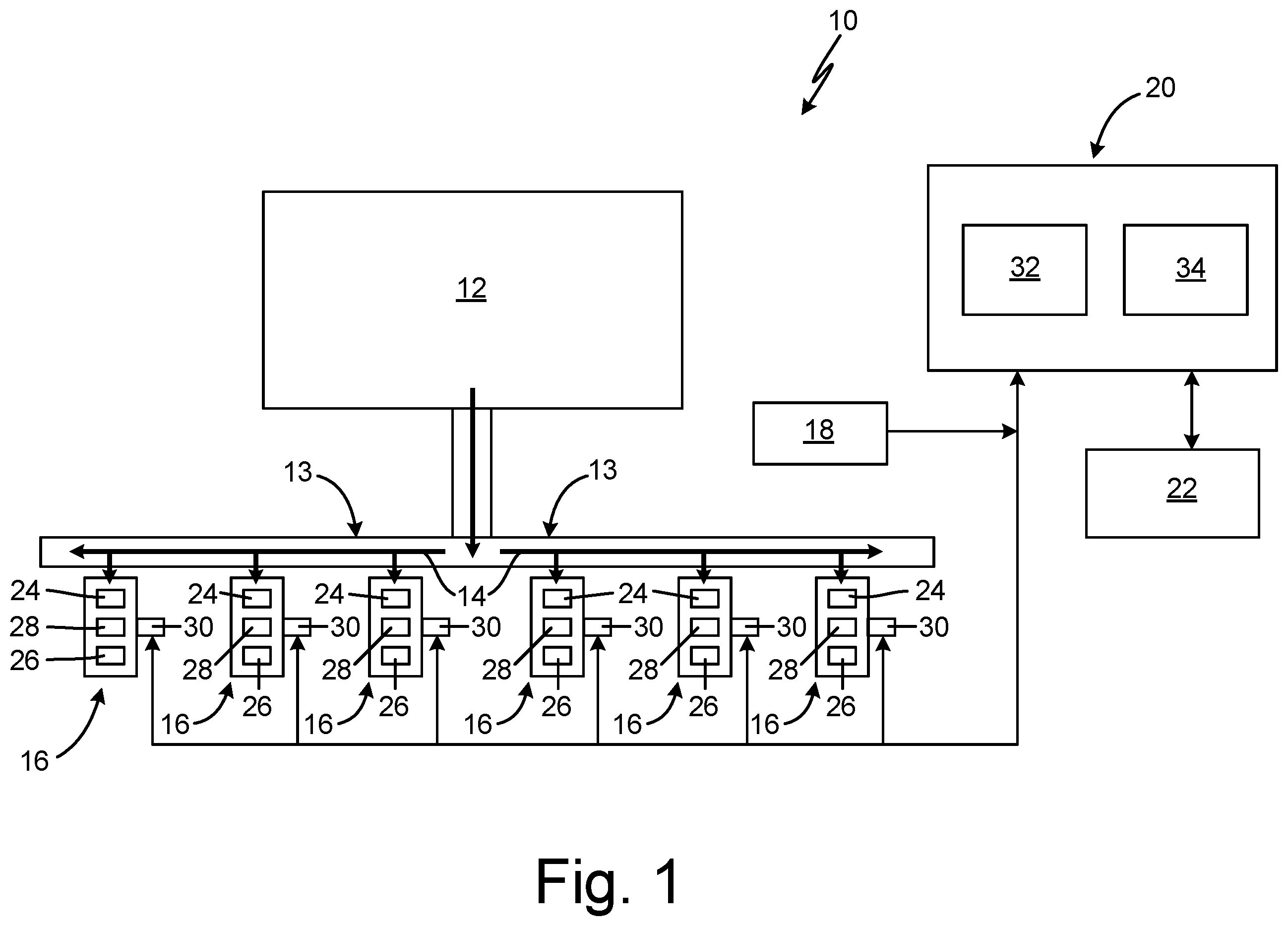 Patent US12426588 Figure 1 – Pressure-based flow meter for a spray nozzle
