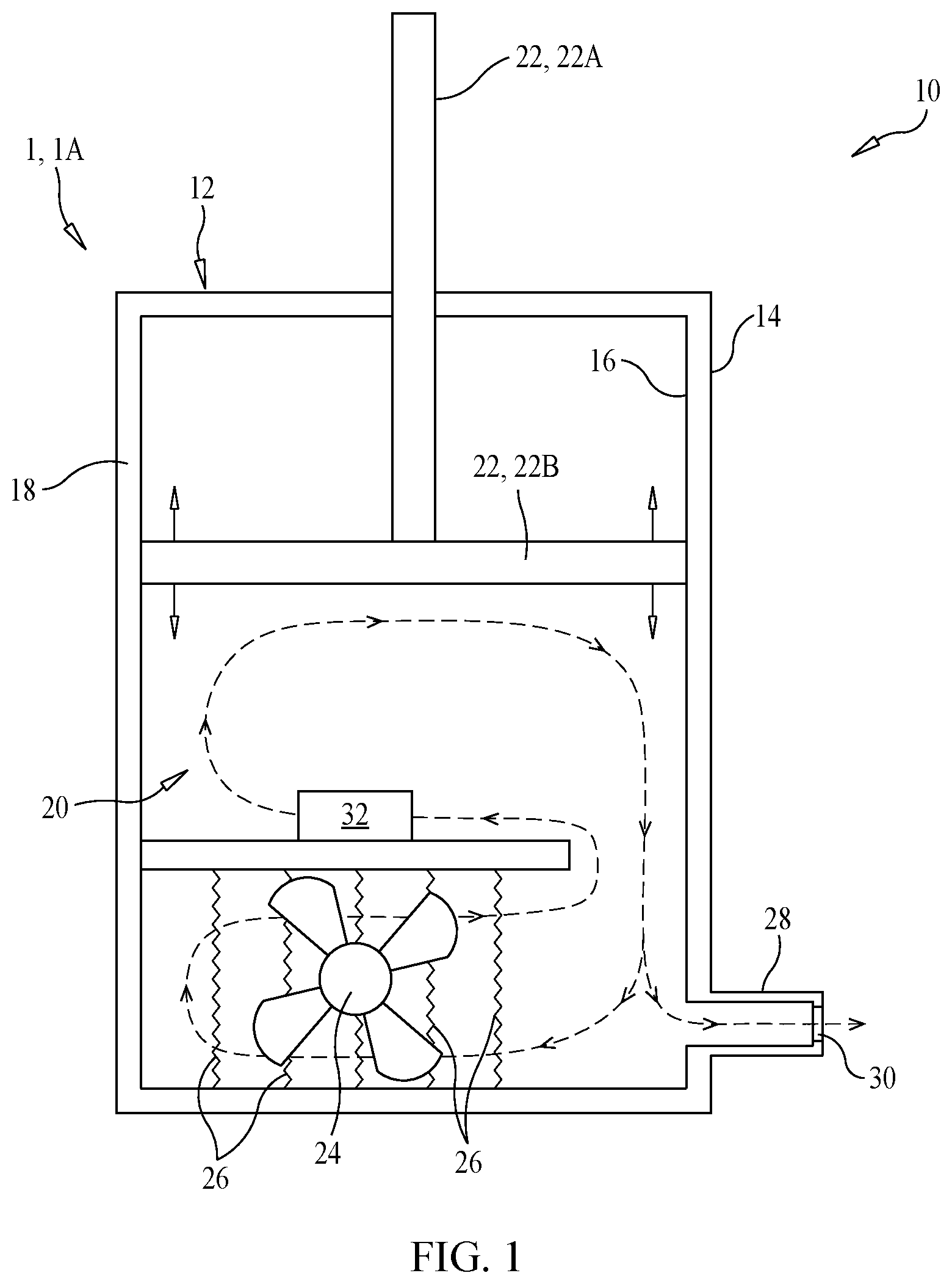 Patent US12426624 — Method and apparatus for storing and inhaling vapor — Figure 1