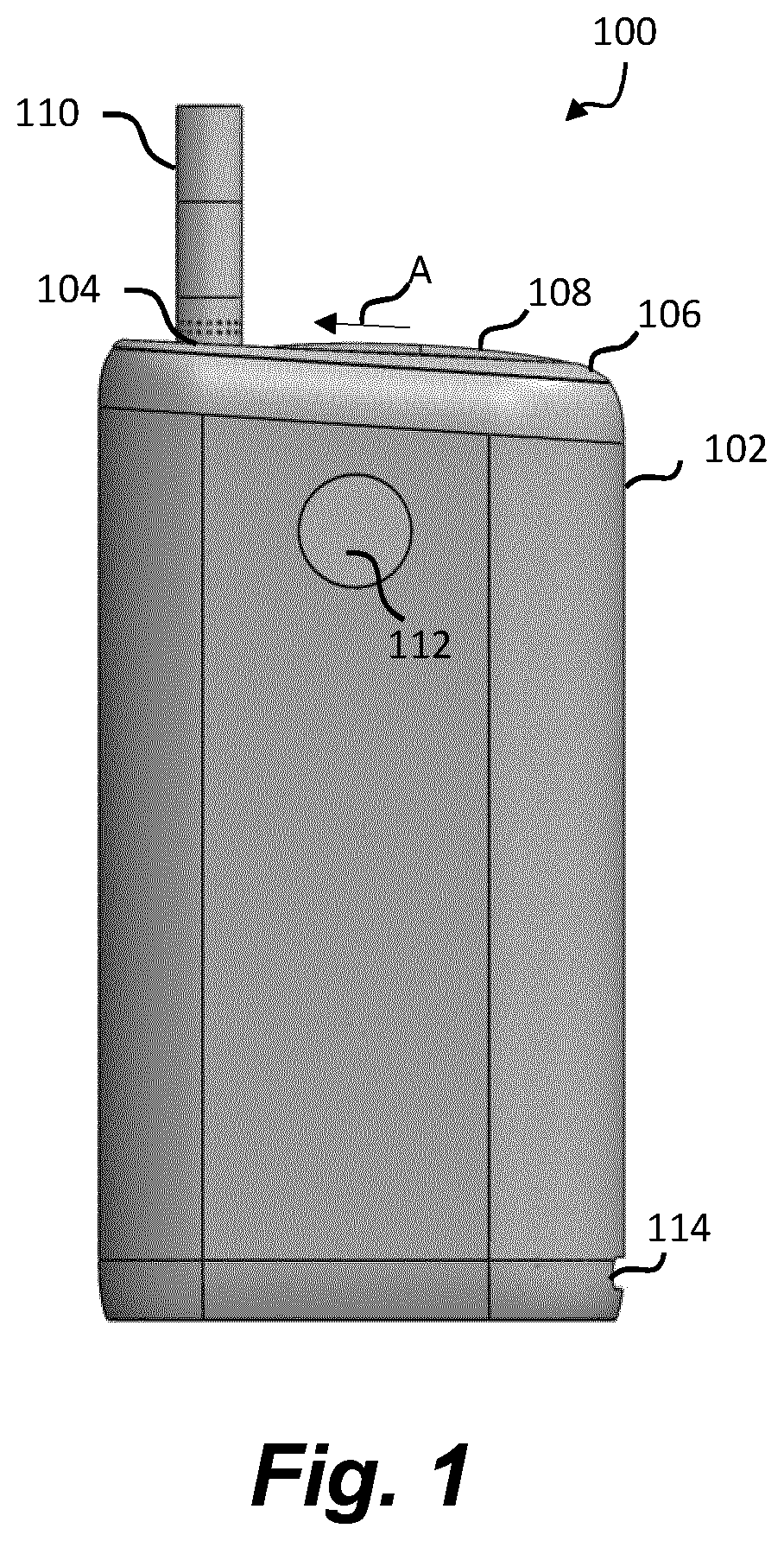 Patent US12426635 Figure 1 – Apparatus for aerosol generating device