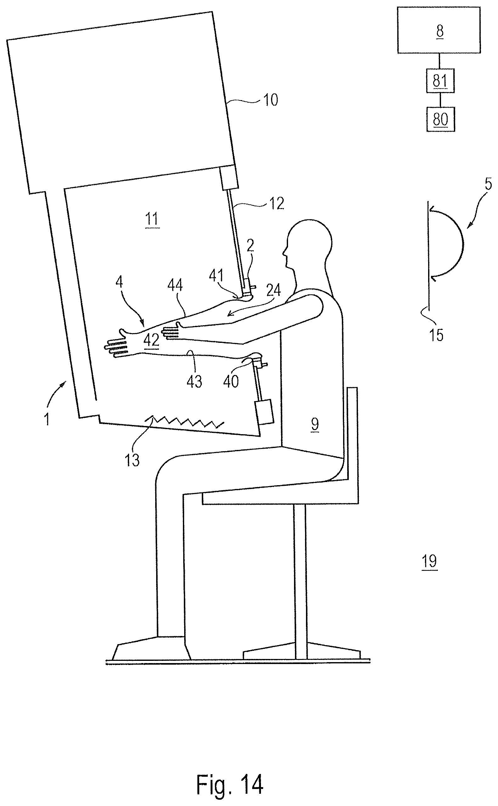 Patent US12426652 Figure 16 – Glove device for protected intervention in a containment