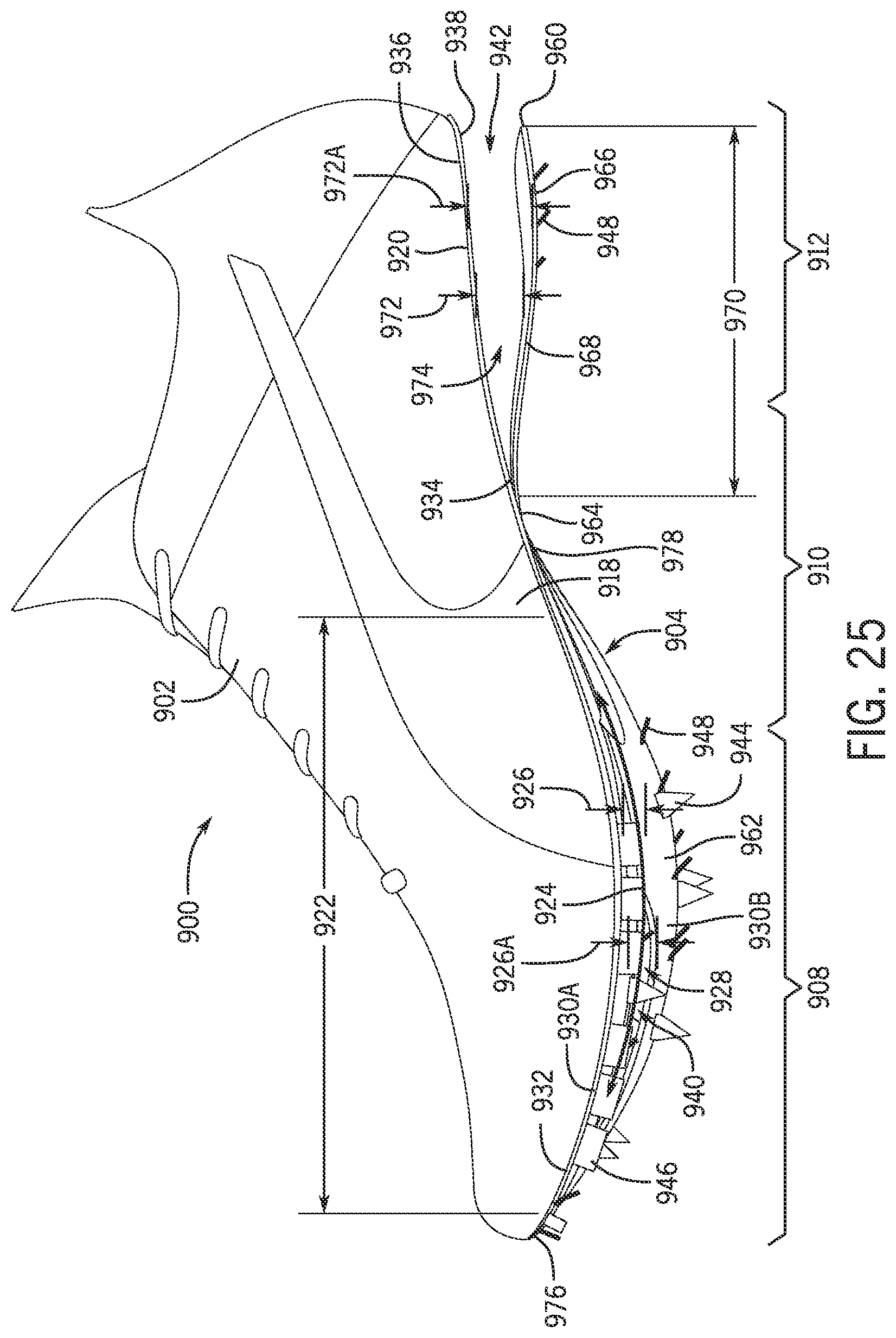 Patent US12426676 Figure 17 – Article of footwear having a sole plate