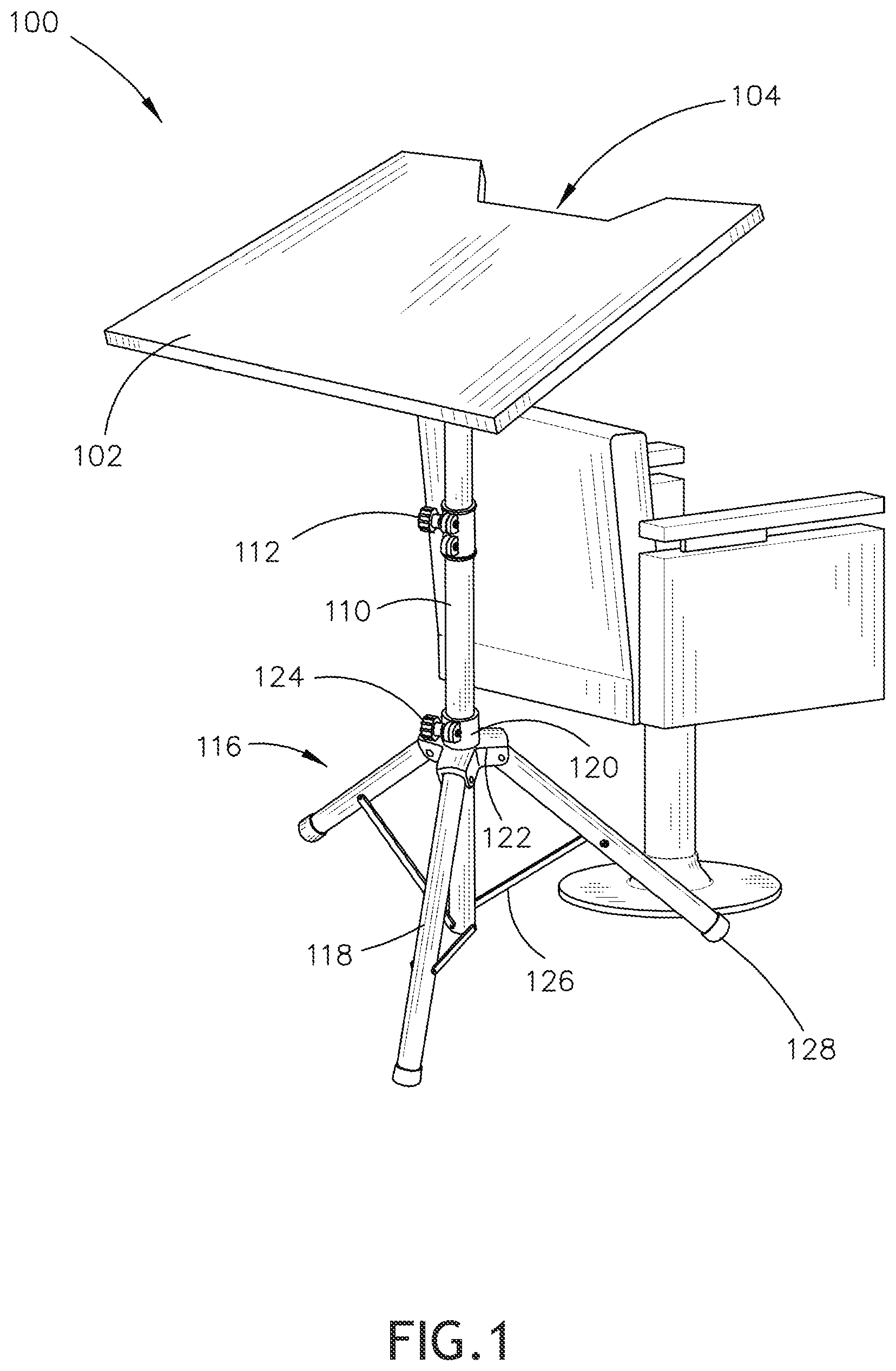 Patent US12426694 — Mobile color and style application device — Figure 1