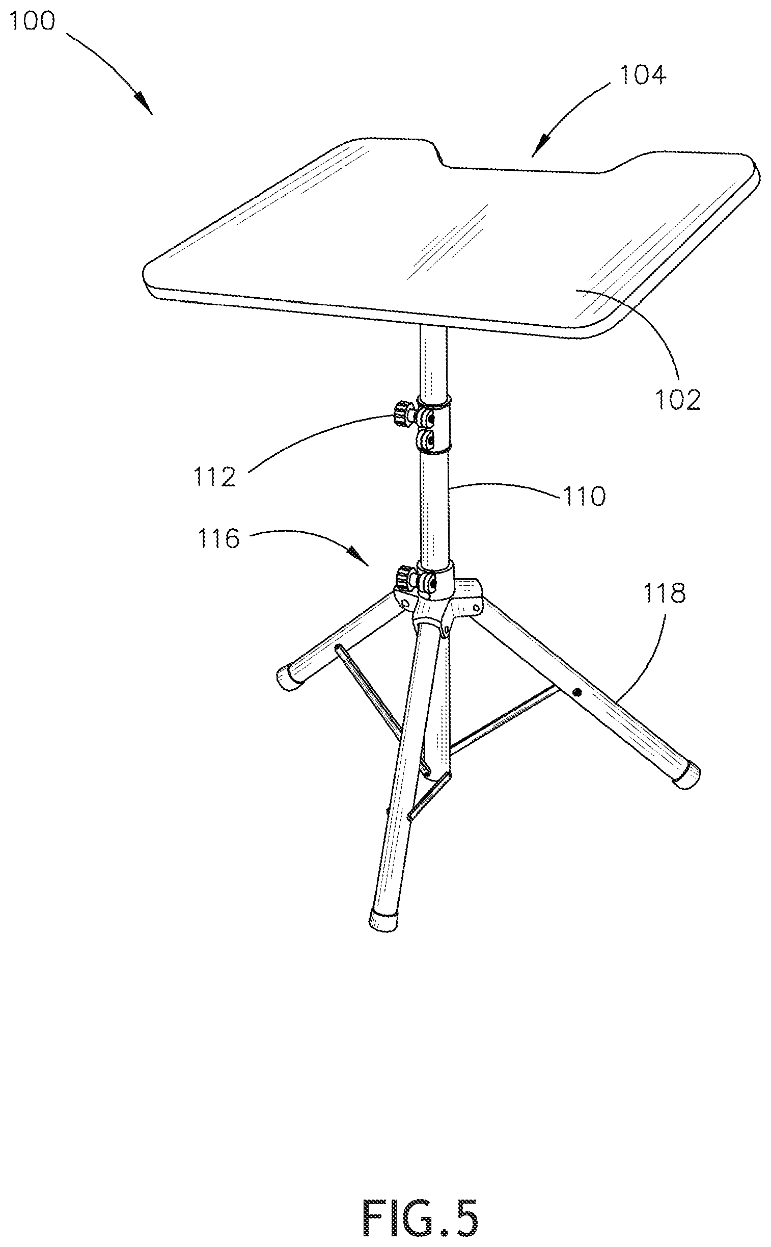 Patent US12426694 Figure 5 – Mobile color and style application device