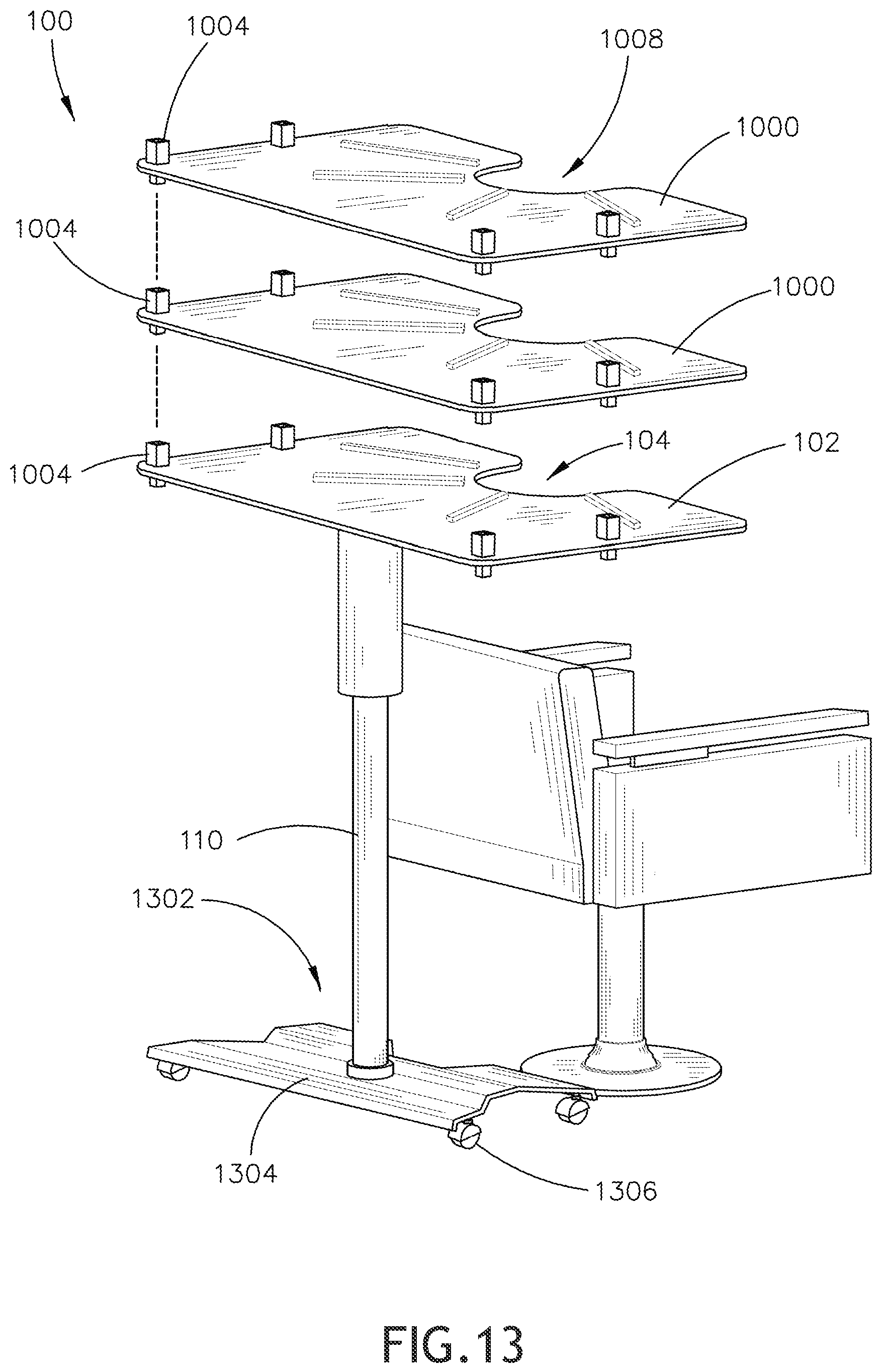 Patent US12426694 Figure 12 – Mobile color and style application device