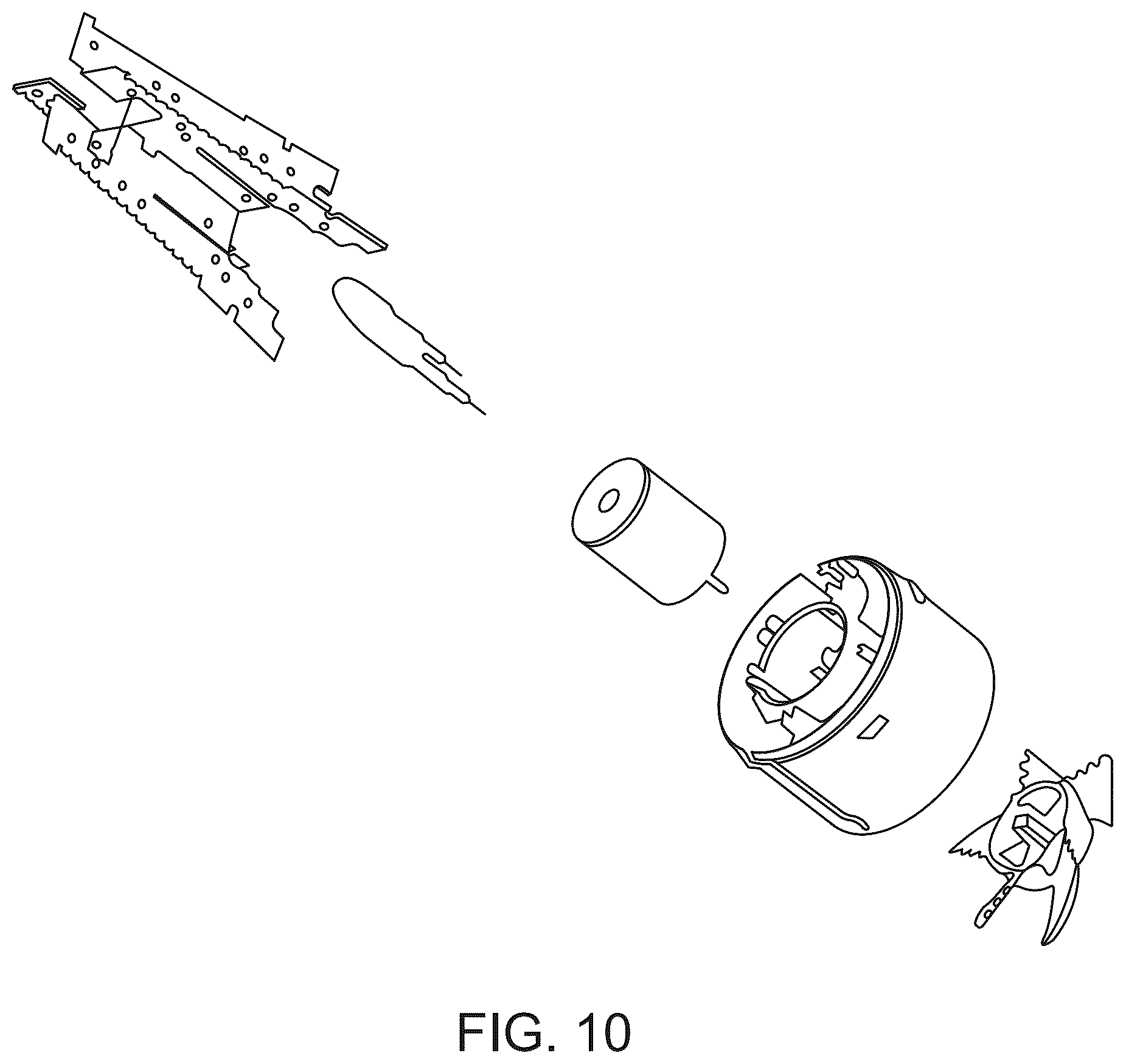 Patent US12426696 Figure 10 – System and method for an enhanced hair dryer