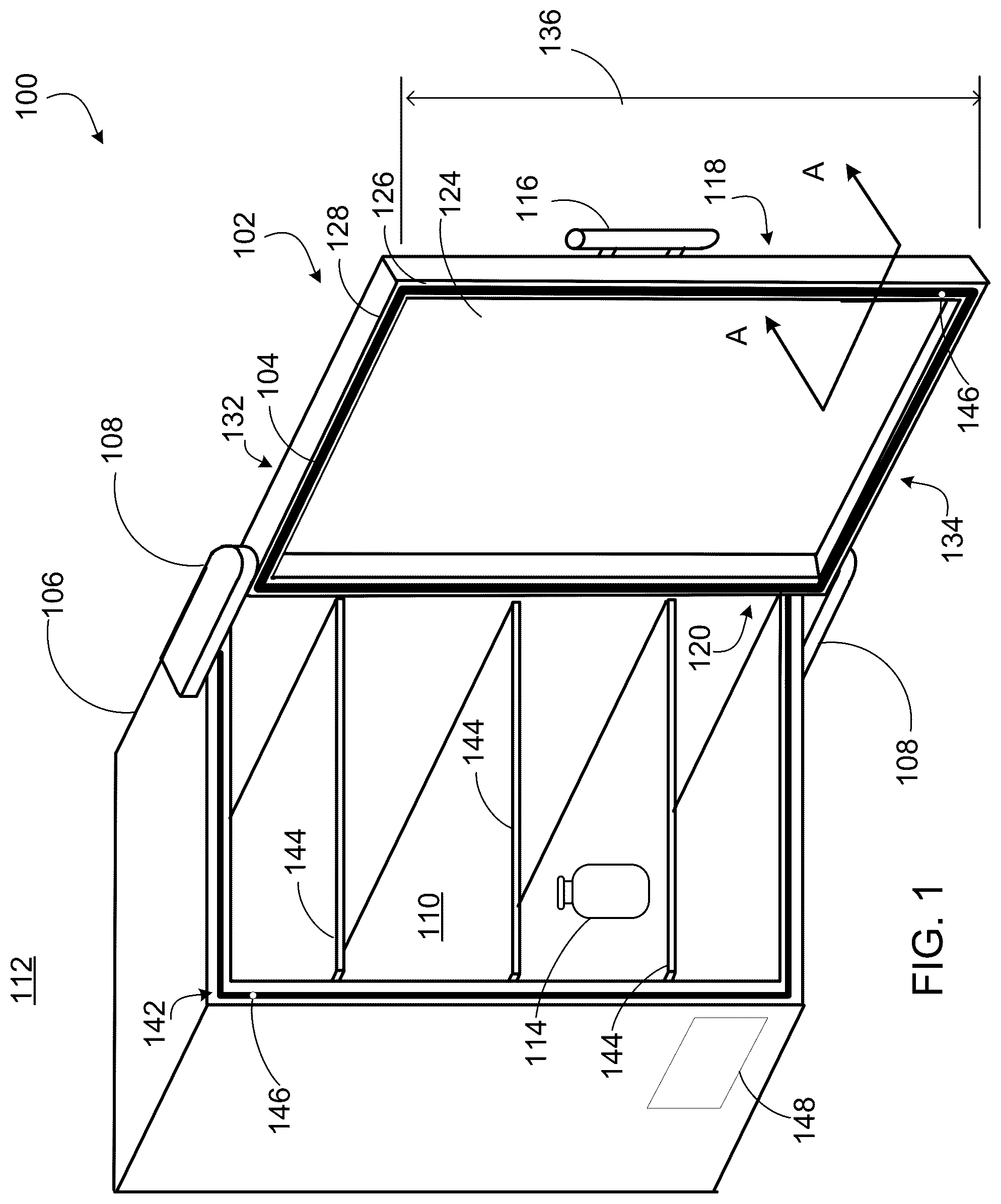 Patent US12426724 — Soft close device for doors — Figure 1