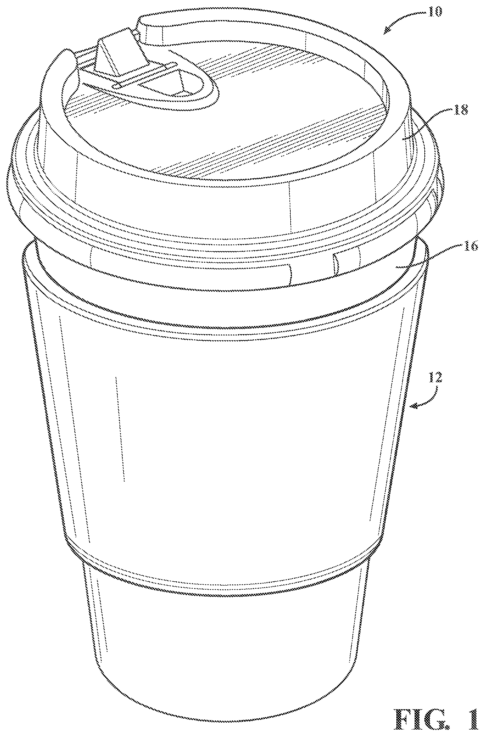 Patent US12426734 — Disposable sleeves for containers, and systems and methods using disposable sleeves — Figure 1