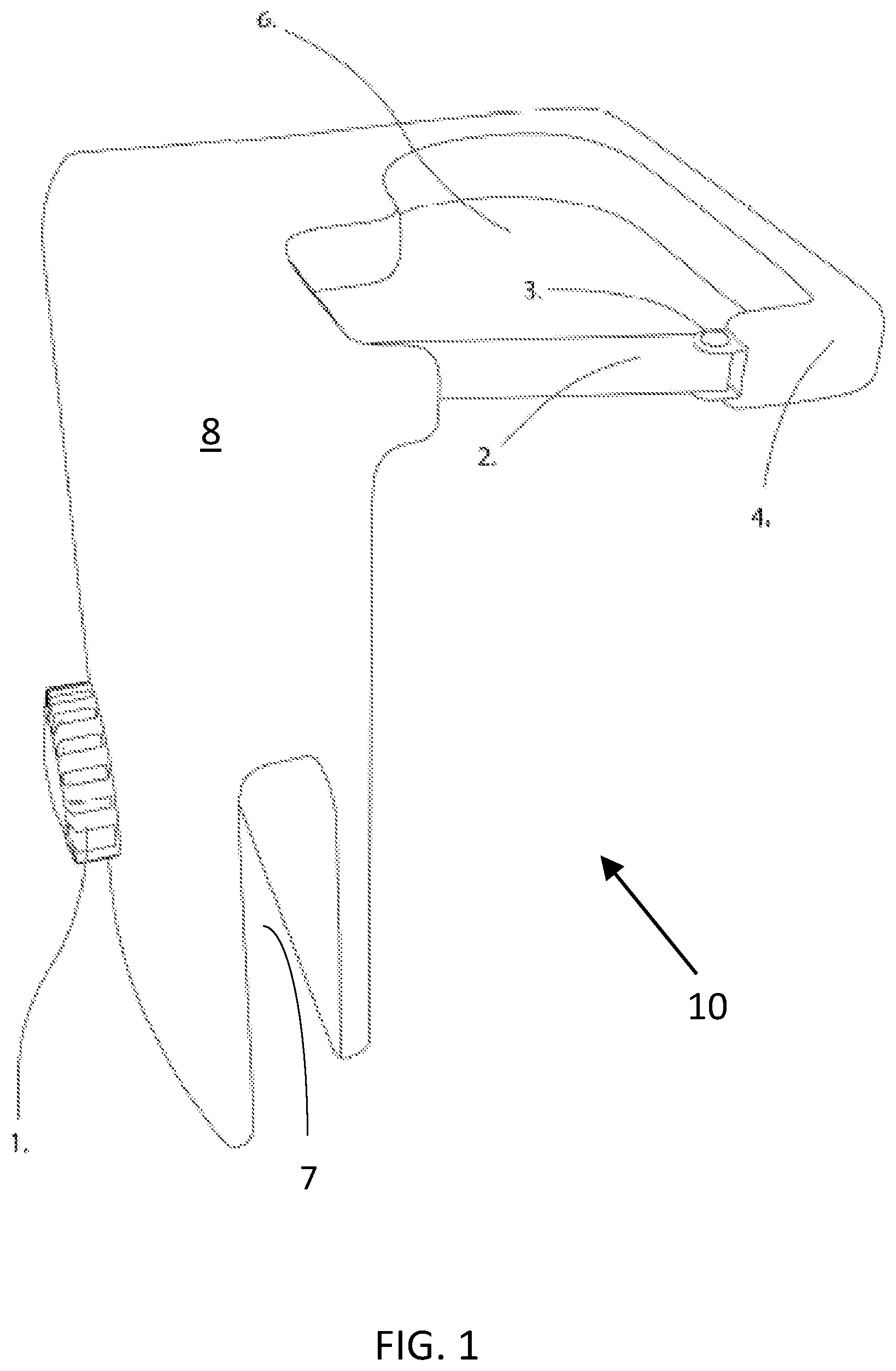 Patent US12426766 — Upright mop holder — Figure 1