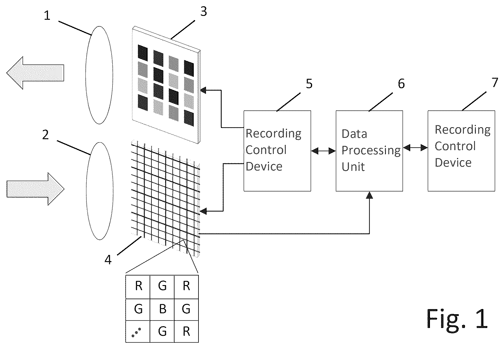 Patent US12426786 — Medical imaging device for spatially resolved recording of multispectral video data — Figure 1