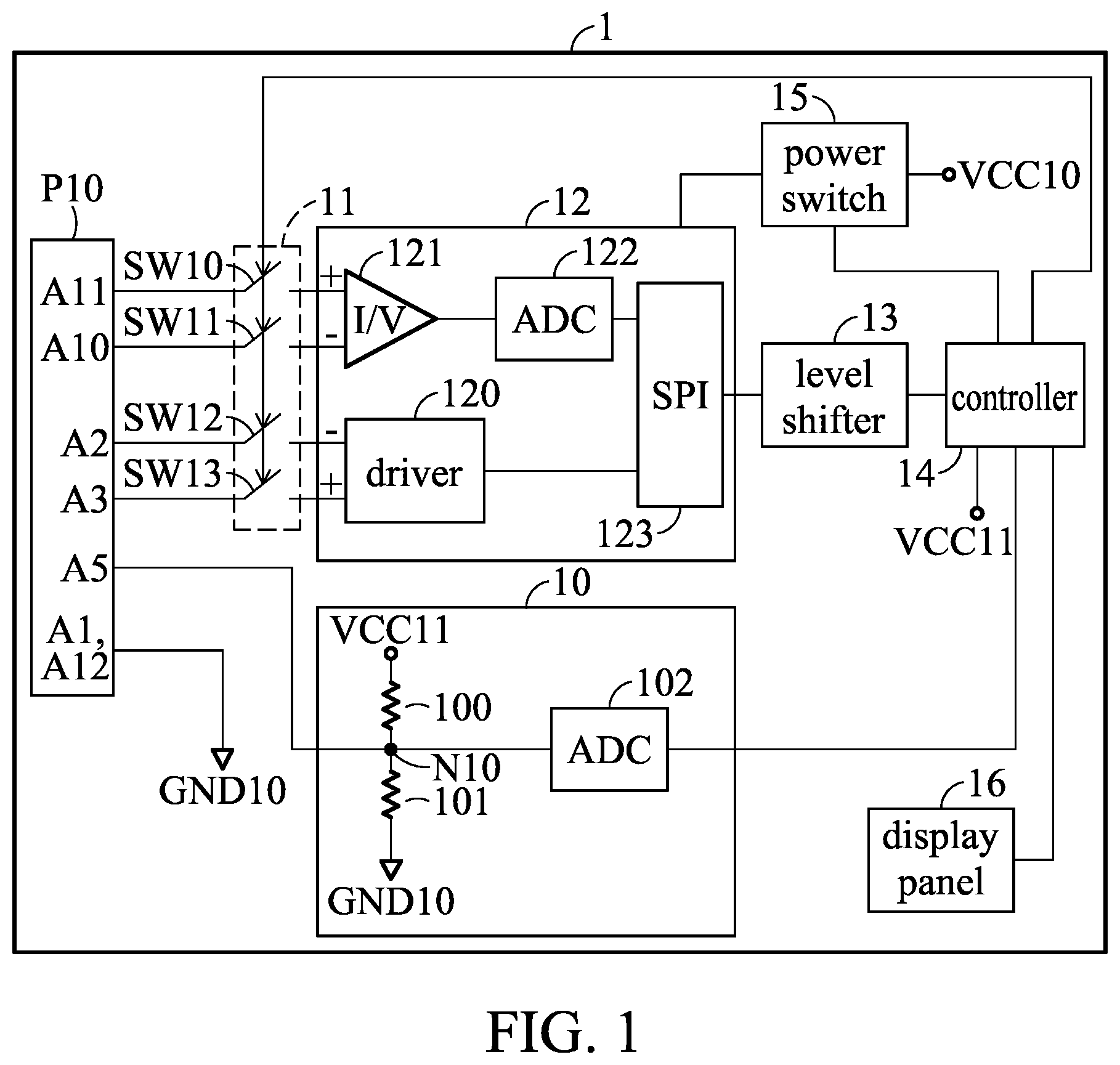 Patent US12426814 — Vital-sign sensors — Figure 1