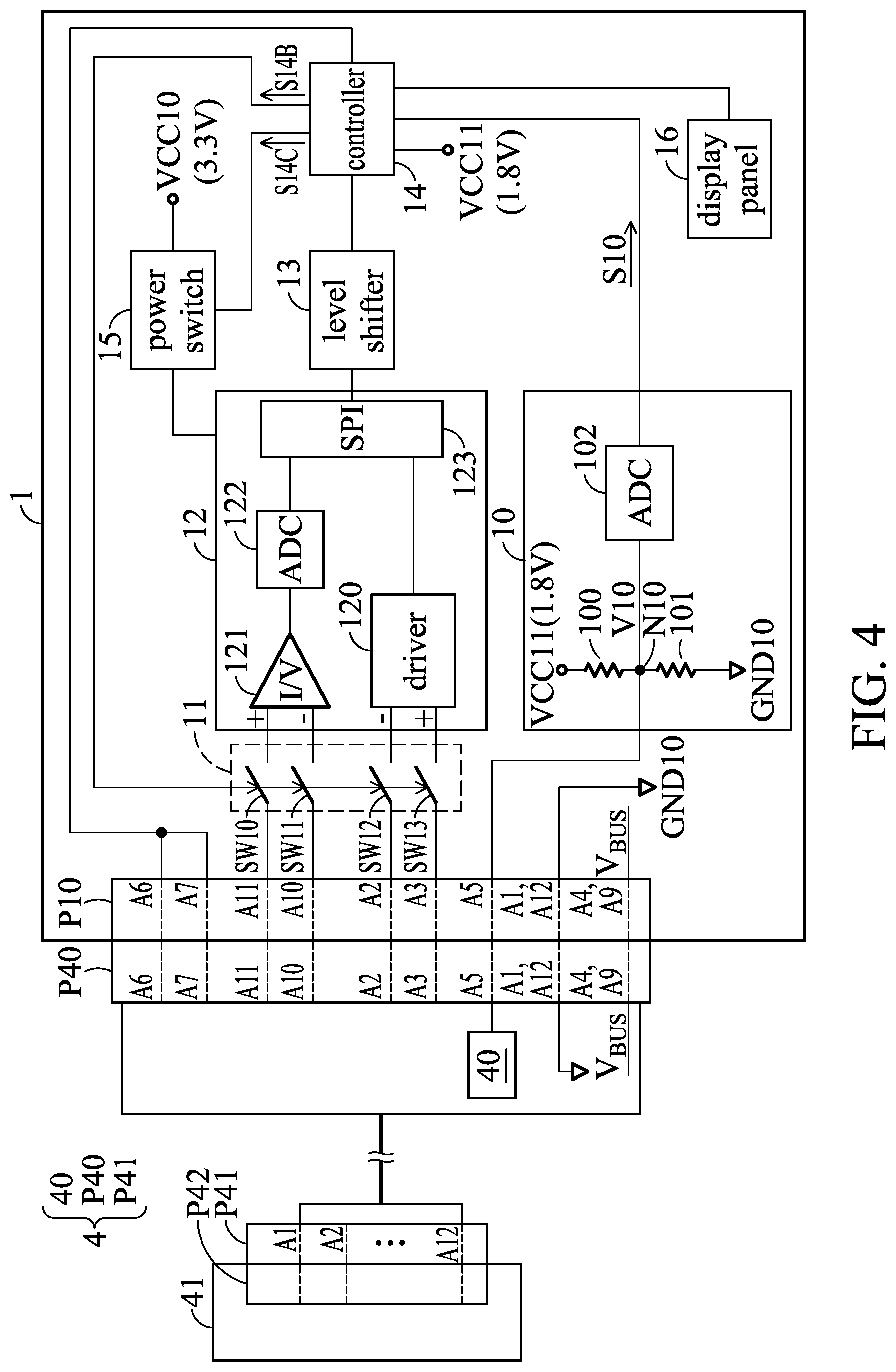 Patent US12426814 Figure 4 – Vital-sign sensors