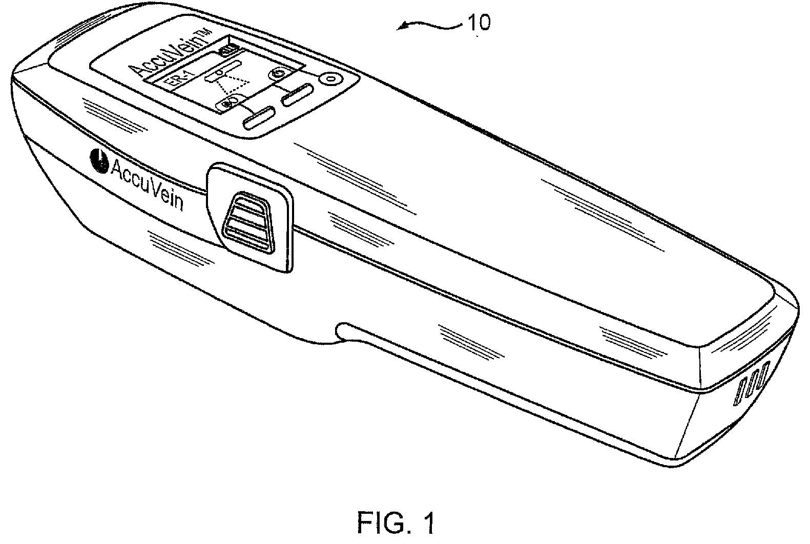 Patent US12426835 — Vein scanner with housing configured for single-handed lifting and use — Figure 1
