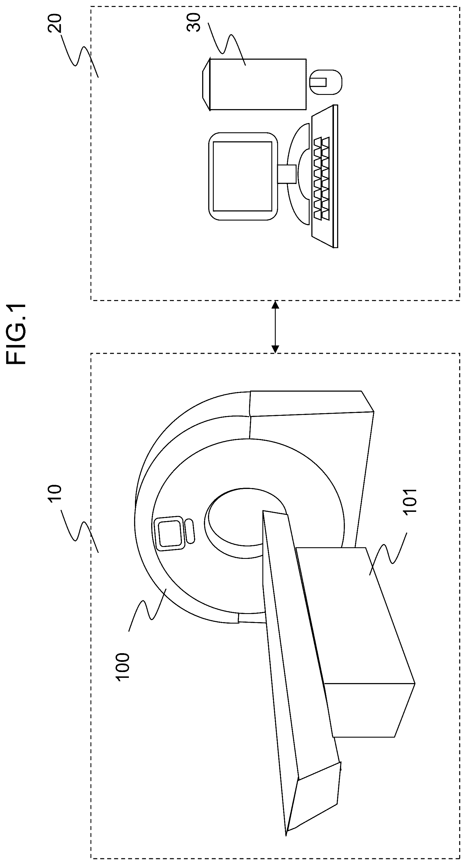 Patent US12426845 — X-ray CT apparatus, image processing apparatus, and motion-corrected image reconstruction method — Figure 1