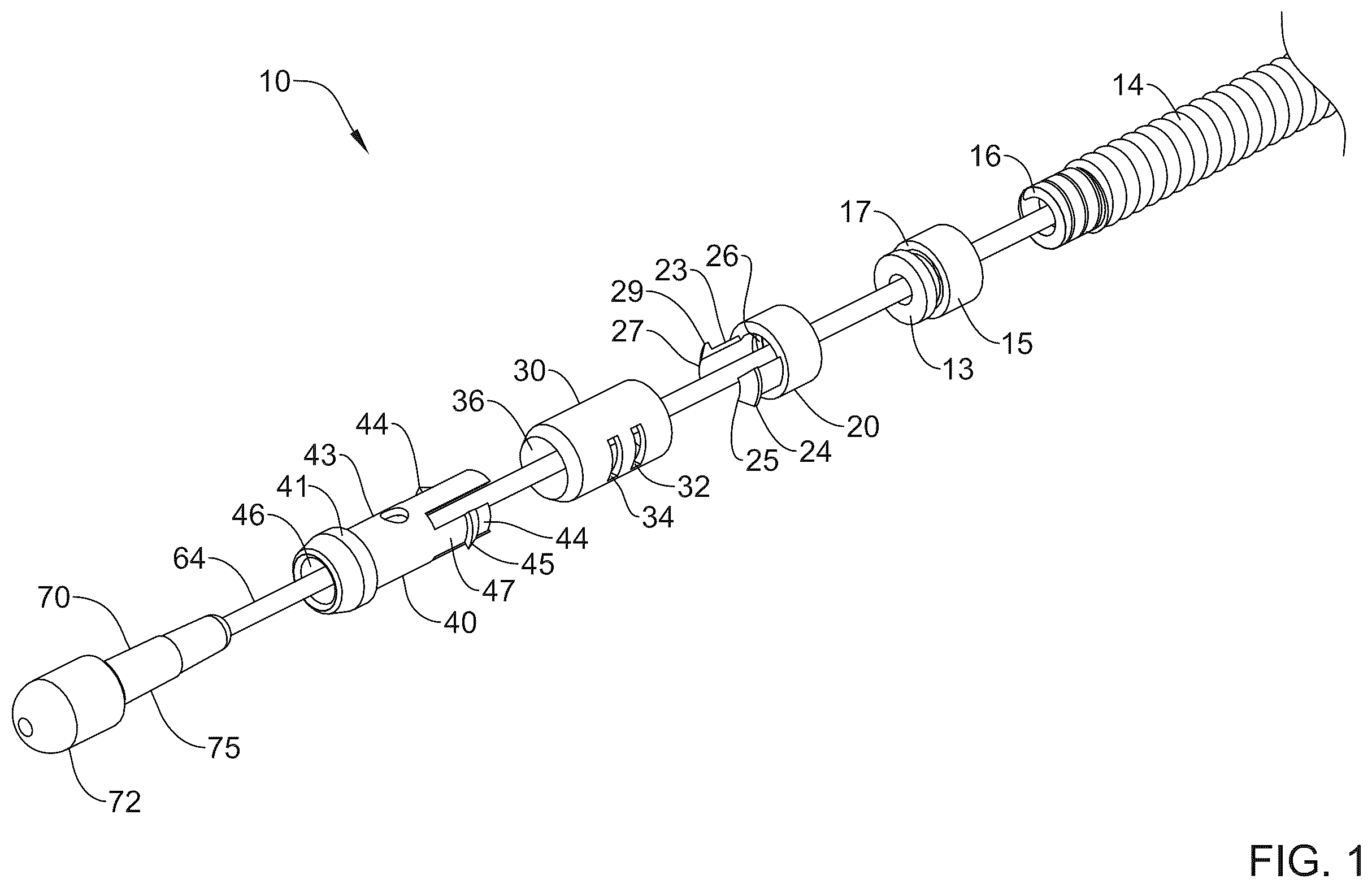 Patent US12426872 — Suture cinching and cutting device — Figure 1