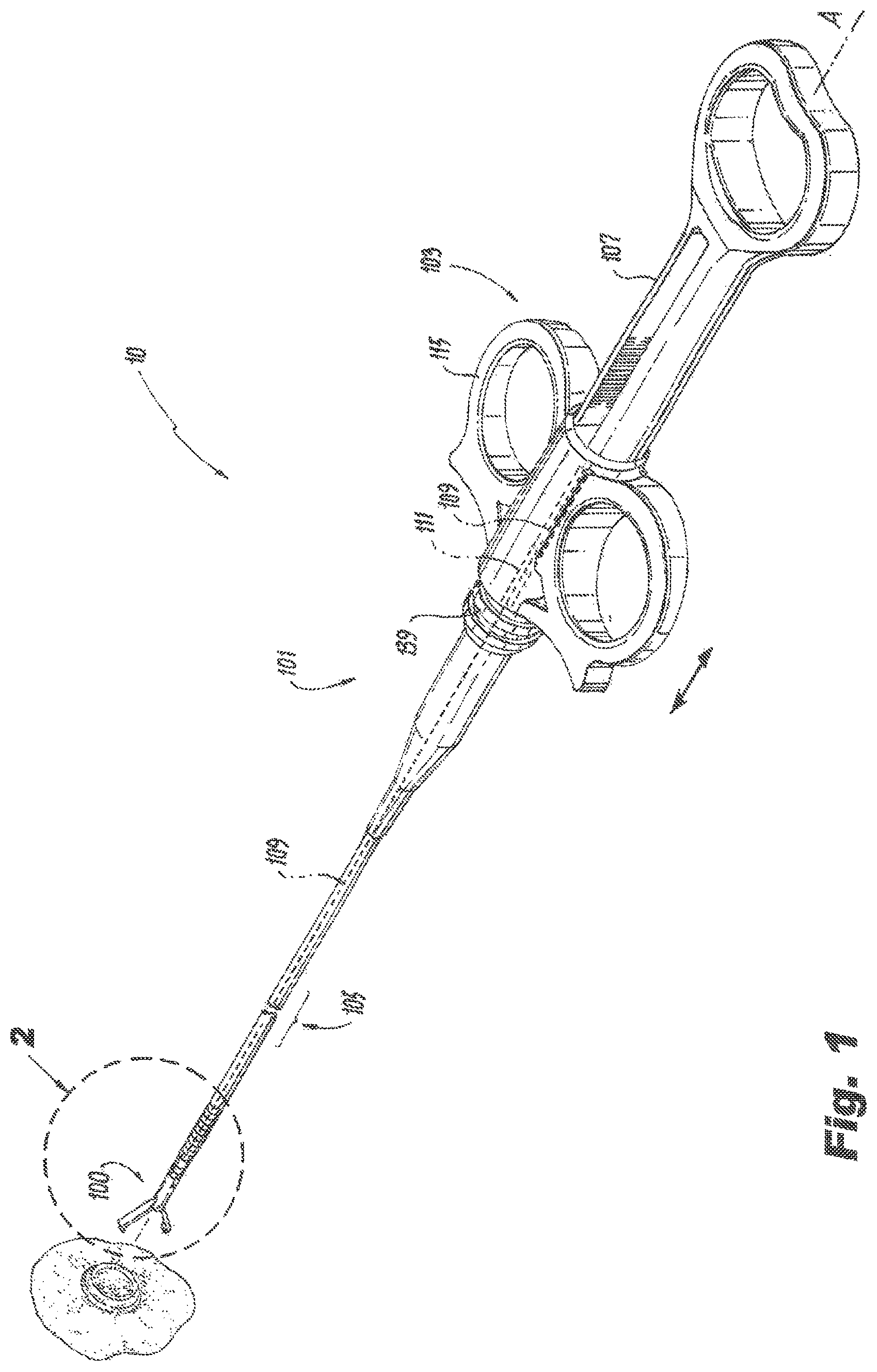 Patent US12426891 — Devices and methods for applying a hemostatic clip assembly — Figure 1