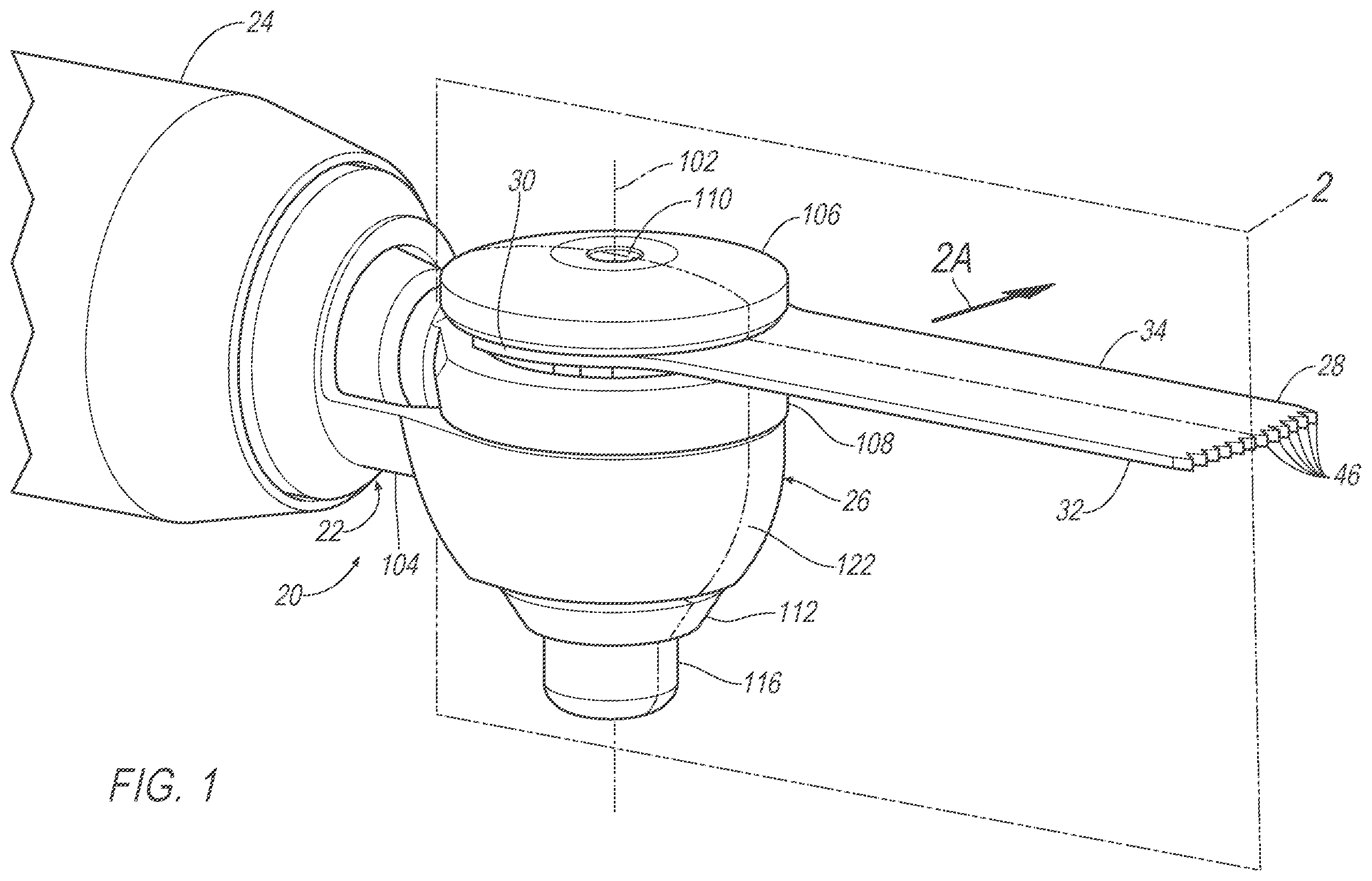 Patent US12426894 — Surgical saw blade cartridge and coupler therefor — Figure 1