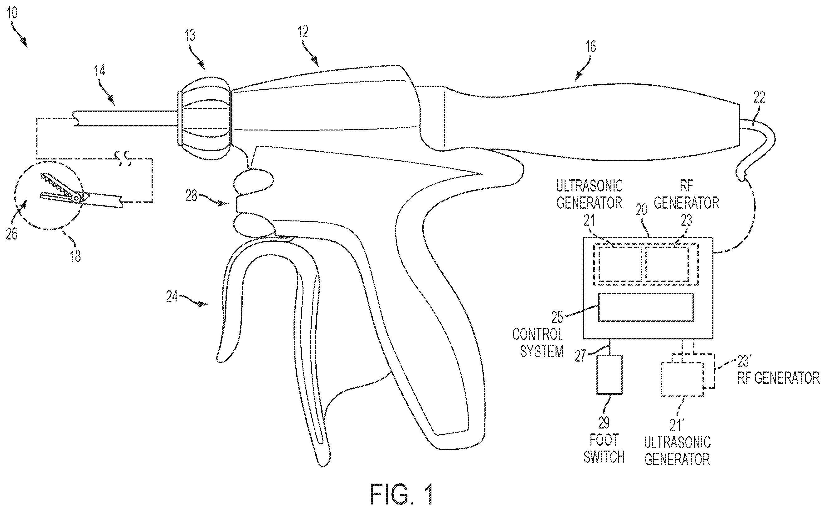 Patent US12426913 — Surgical instruments with articulating shafts — Figure 1