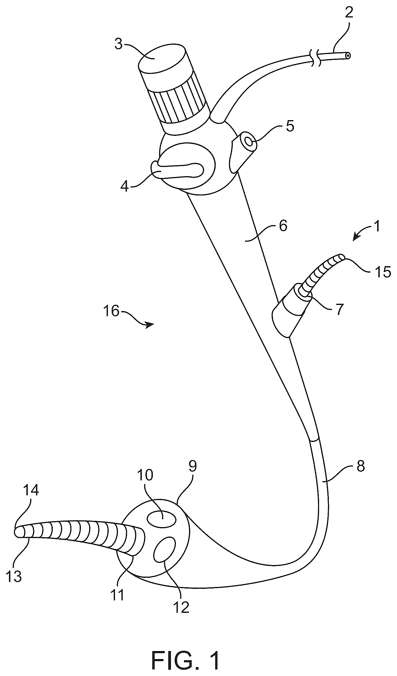 Patent US12426916 — Devices, methods, and systems to treat chronic bronchitis — Figure 1