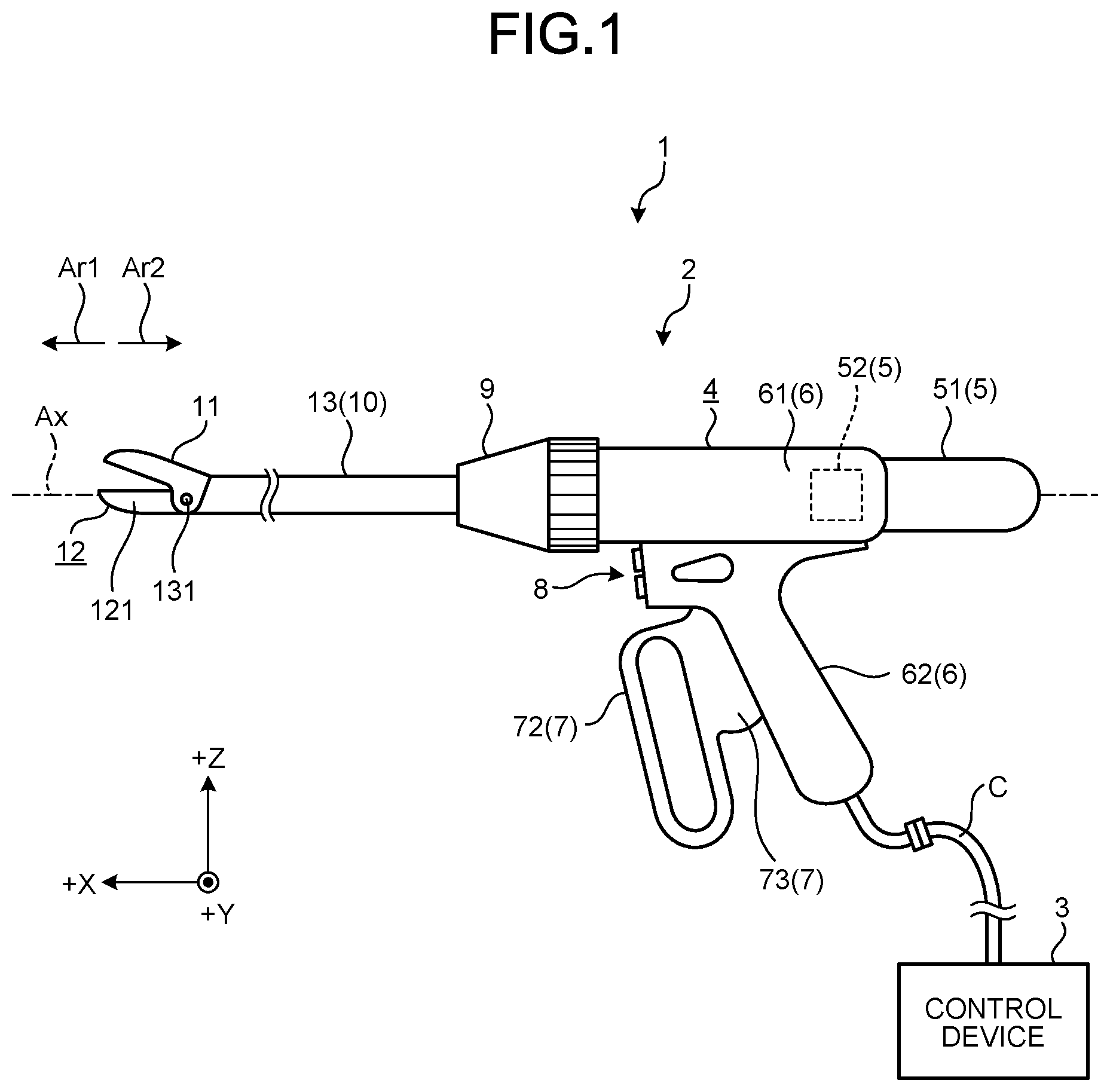 Patent US12426942 — Treatment tool and treatment tool assembly method — Figure 1