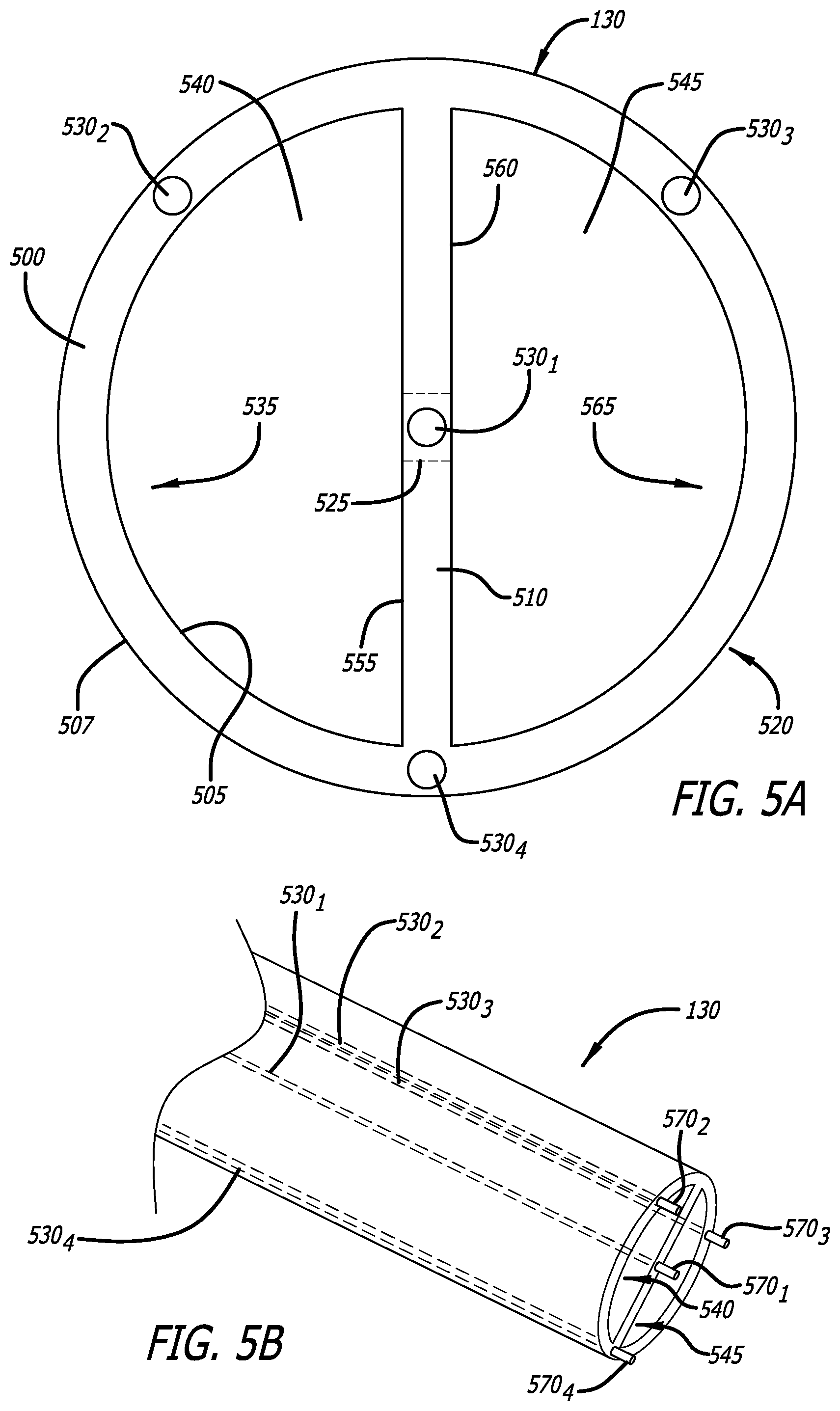 Patent US12426954 Figure 5 – Fiber optic shape sensing system associated with port placement