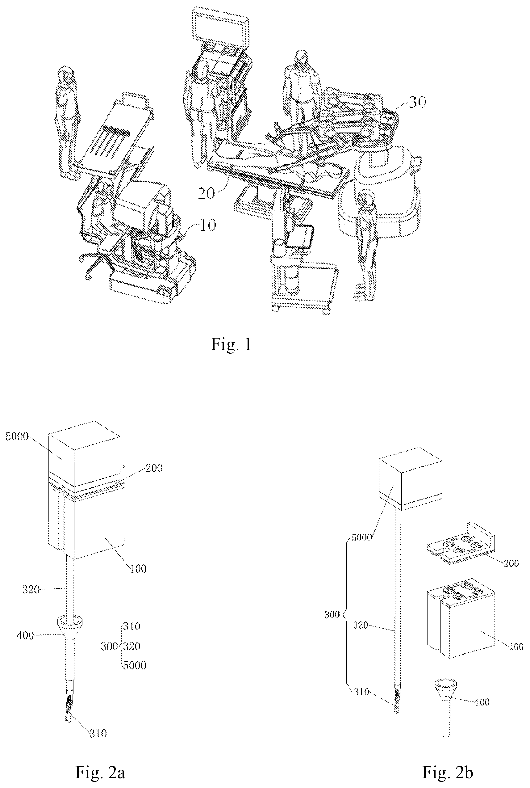 Patent US12426963 — Transmission, driving, and sterile assemblies, surgical instrument and system, and surgical robot — Figure 1