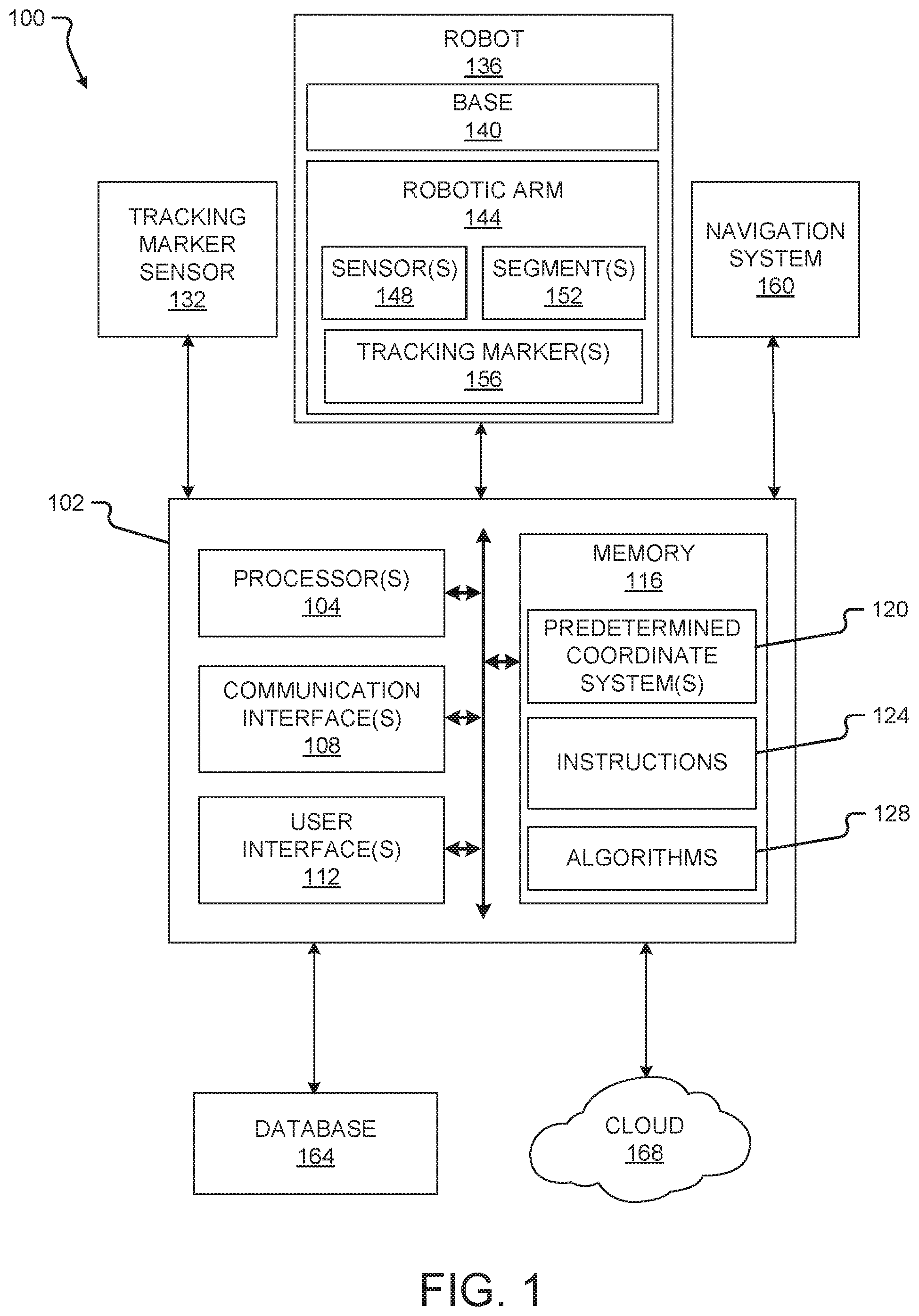 Patent US12426964 — Time-spaced robotic reference frames — Figure 1