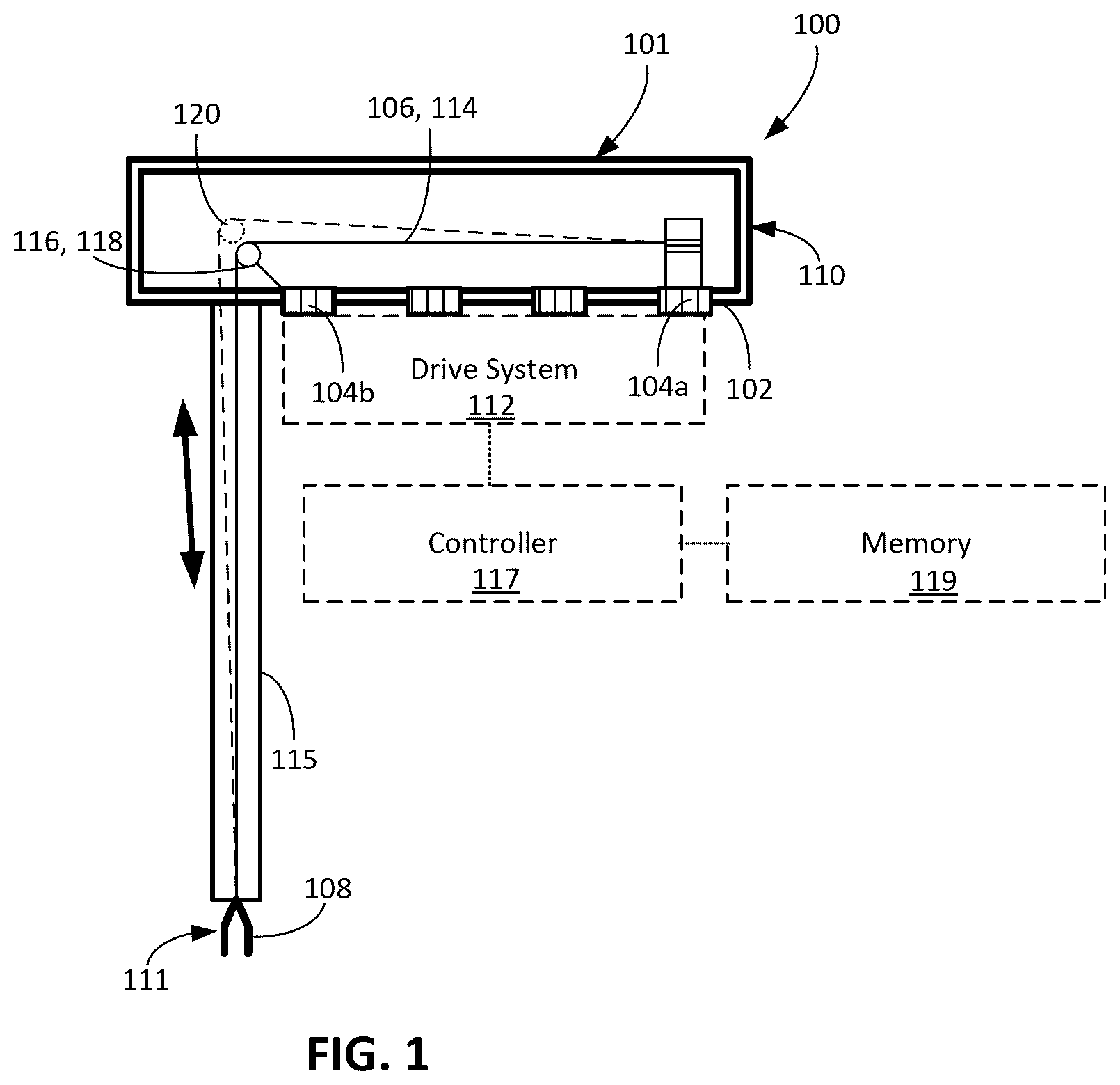 Patent US12426974 — Systems to apply preload tension for surgical instruments and related methods — Figure 1