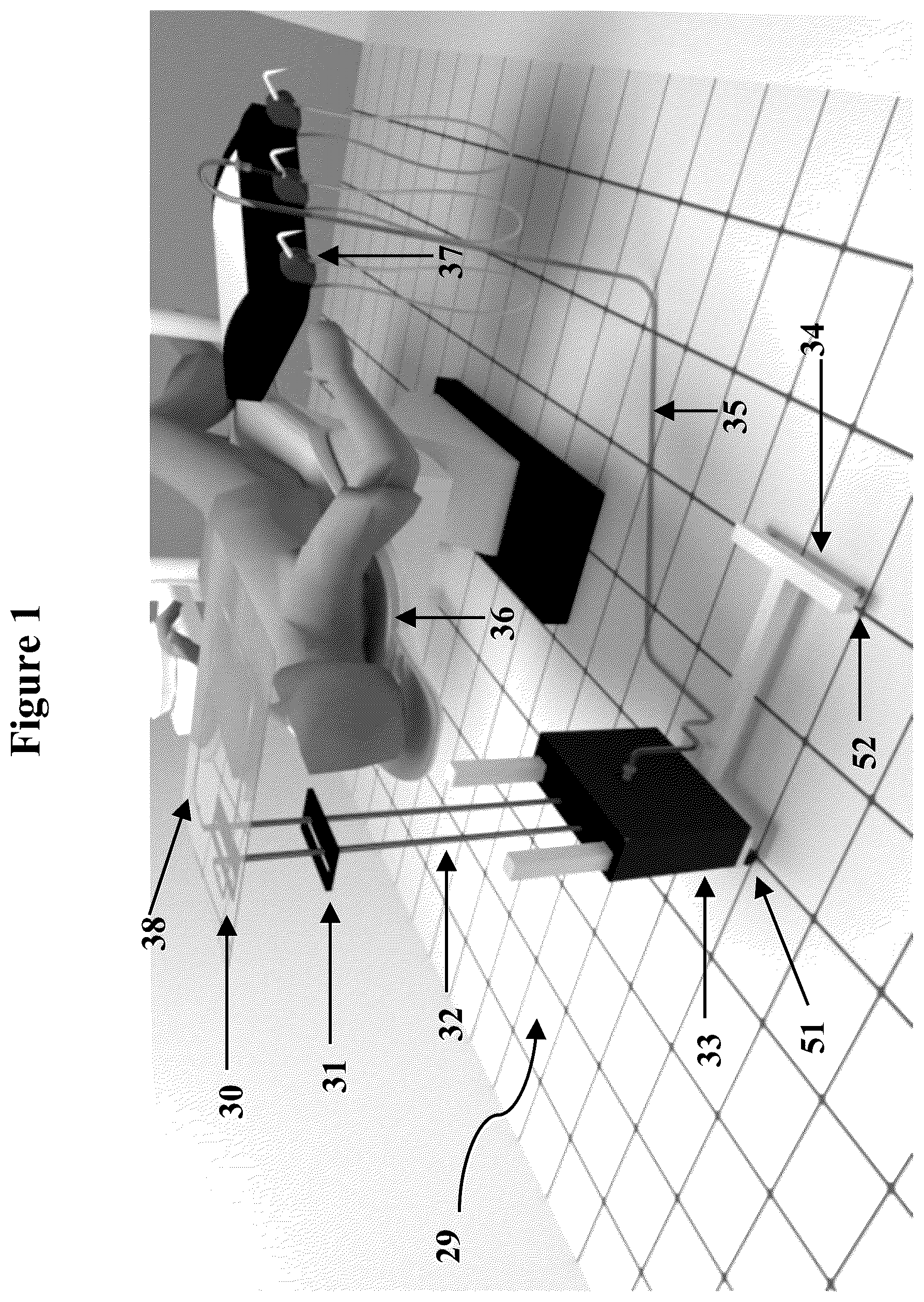 Patent US12426980 — Dental operatory protection table — Figure 1