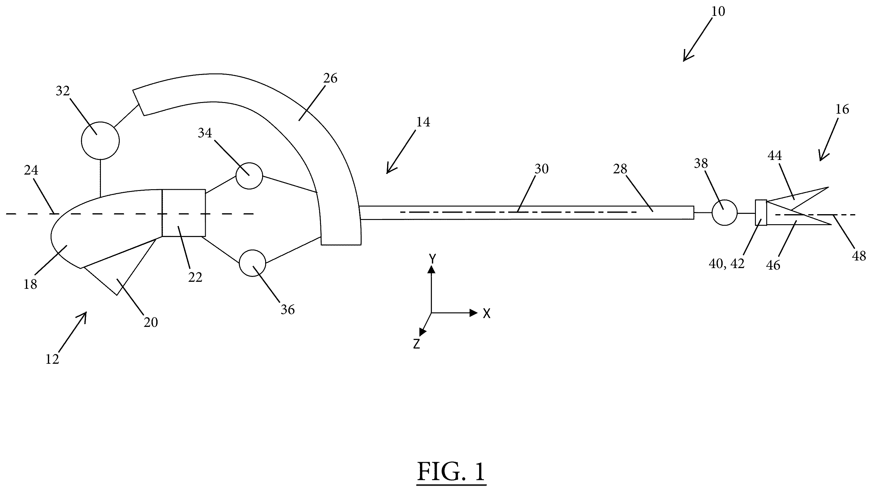 Patent US12426982 Figure 1 – Surgical tool and assembly