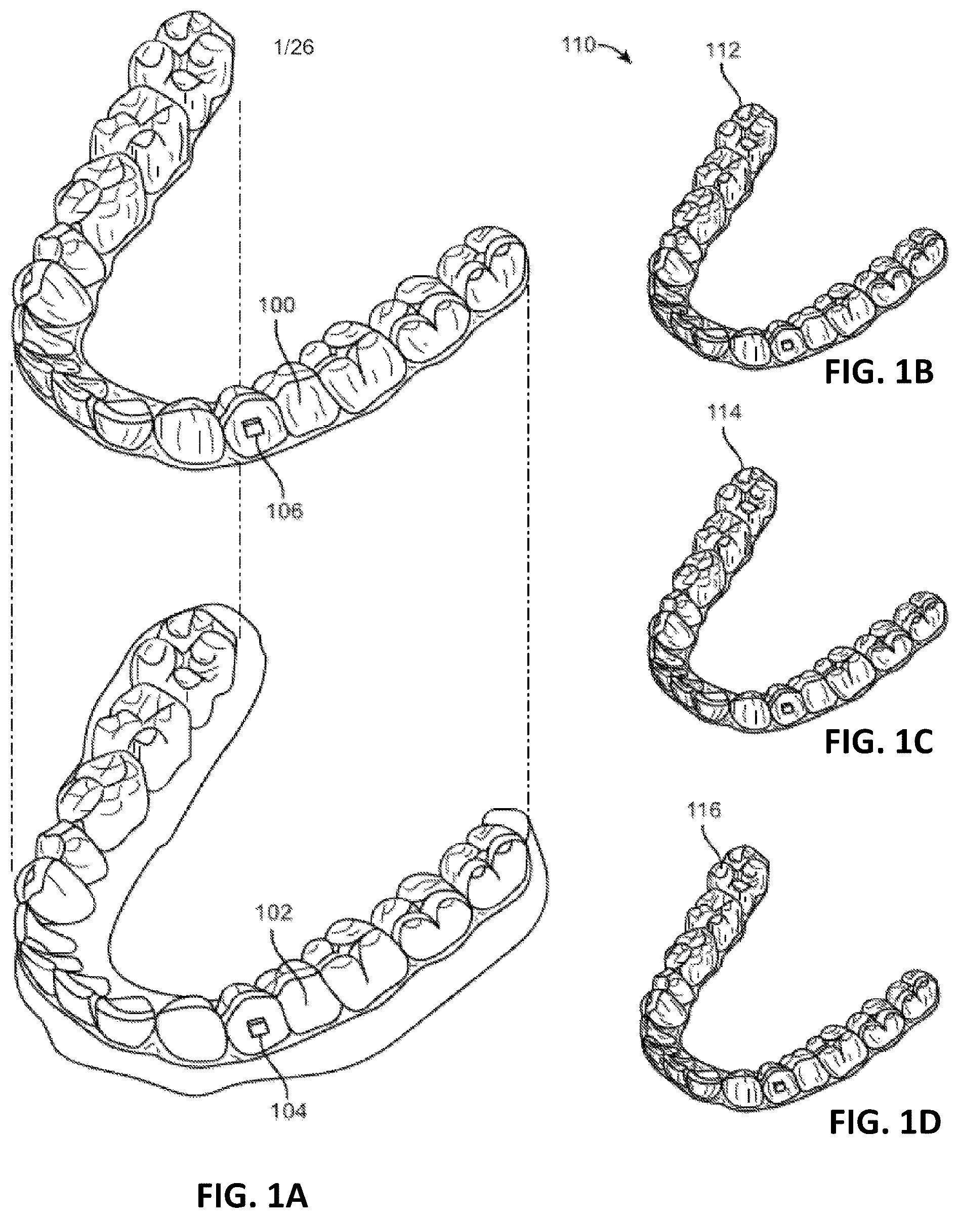 Patent US12426992 — Systems including orthodontic appliance cases and methods of use — Figure 1