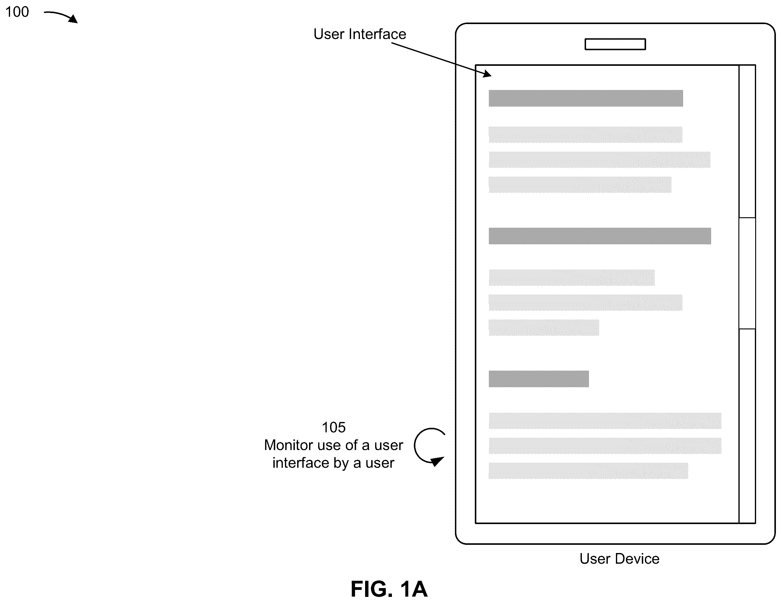 Patent US12430006 — Generating dynamic user interface content — Figure 1