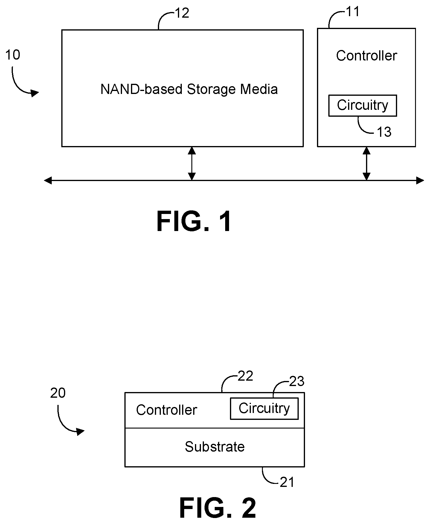 Patent US12430069 — SSD with multiple bandwidth tiers based on physical characteristics — Figure 1