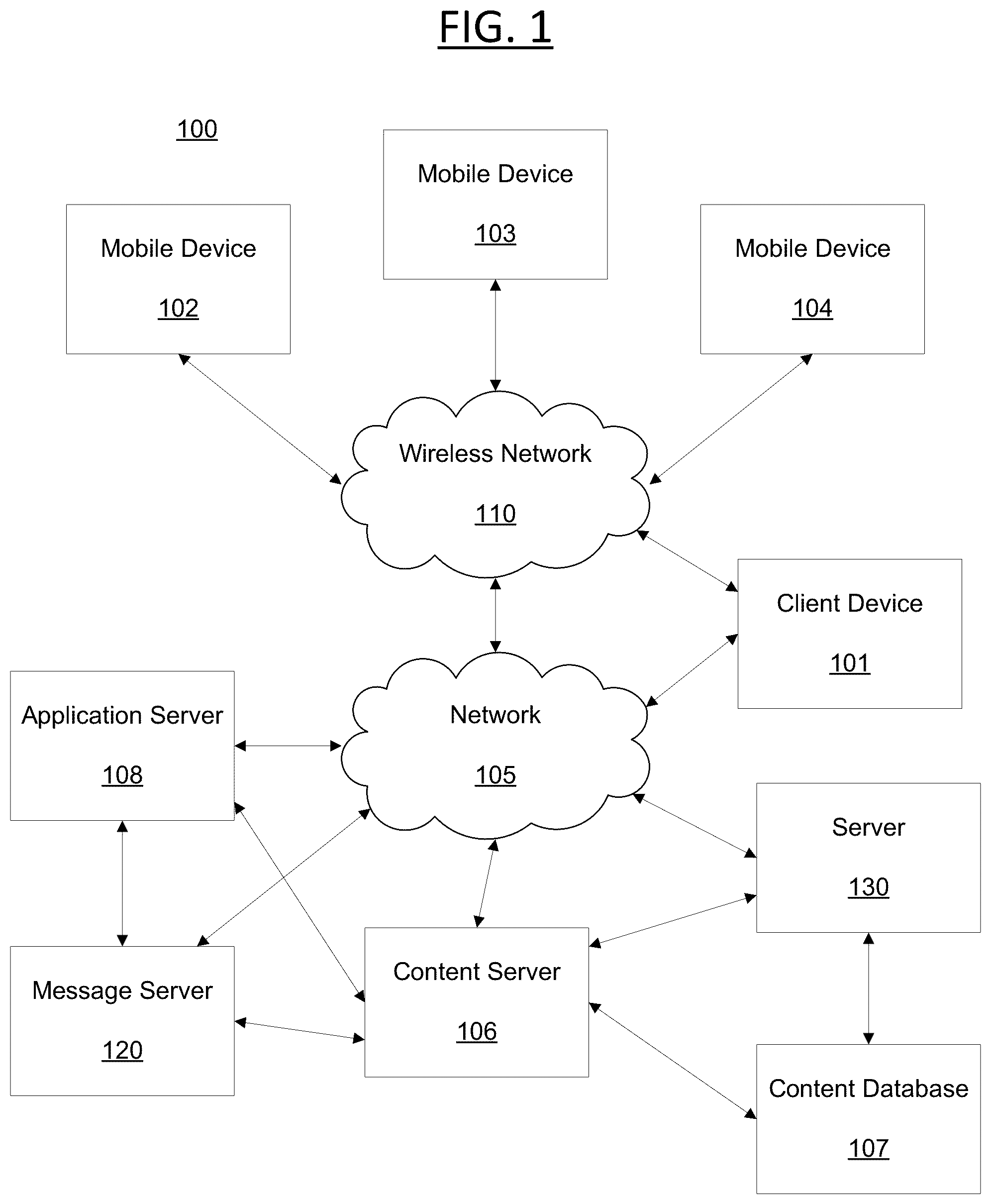 Patent US12430387 — Computerized system and method for display of modified machine-generated messages — Figure 1