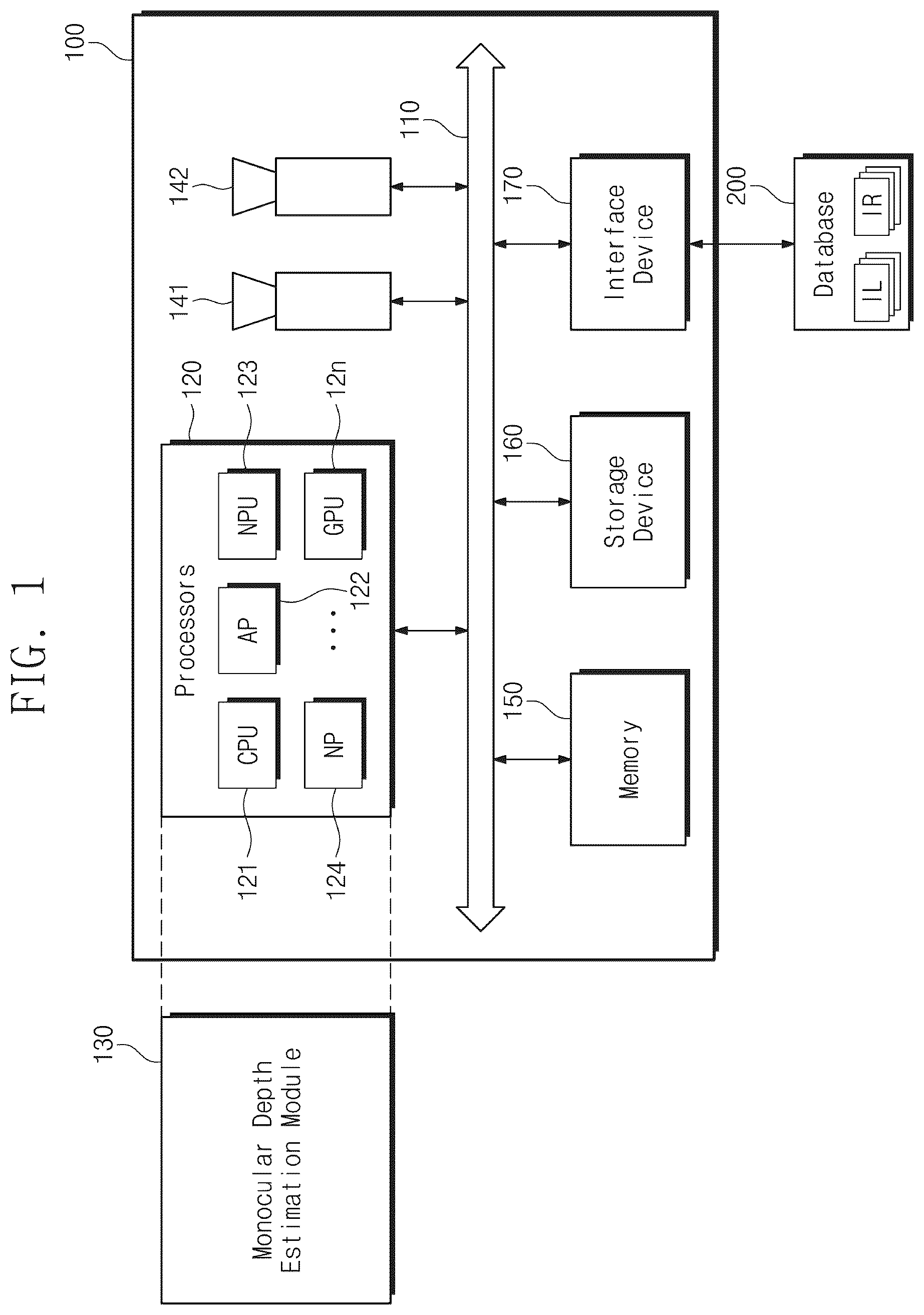 Patent US12430784 — Electronic device and operating method of electronic device — Figure 1
