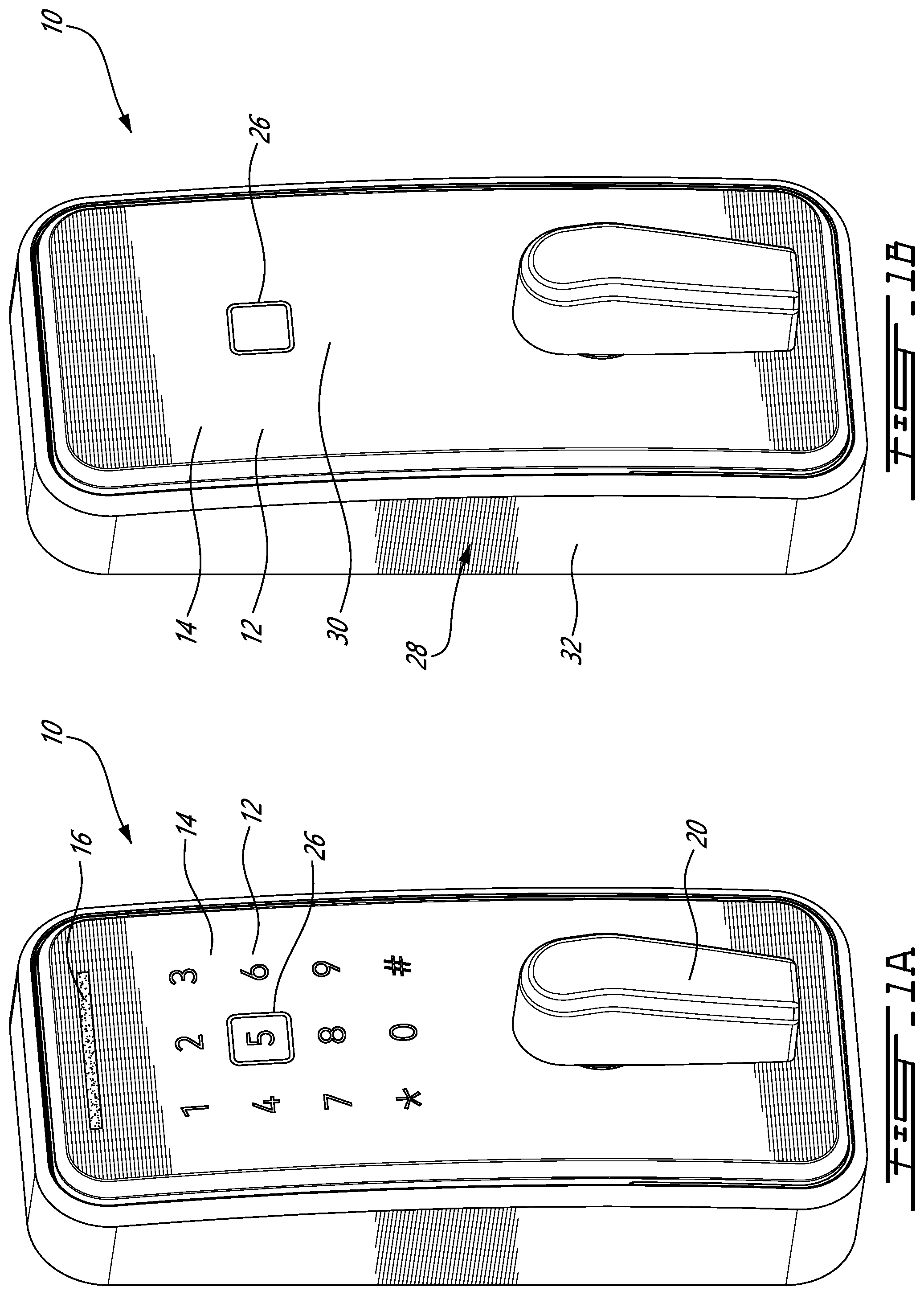 Patent US12430969 — Electronic lock — Figure 1