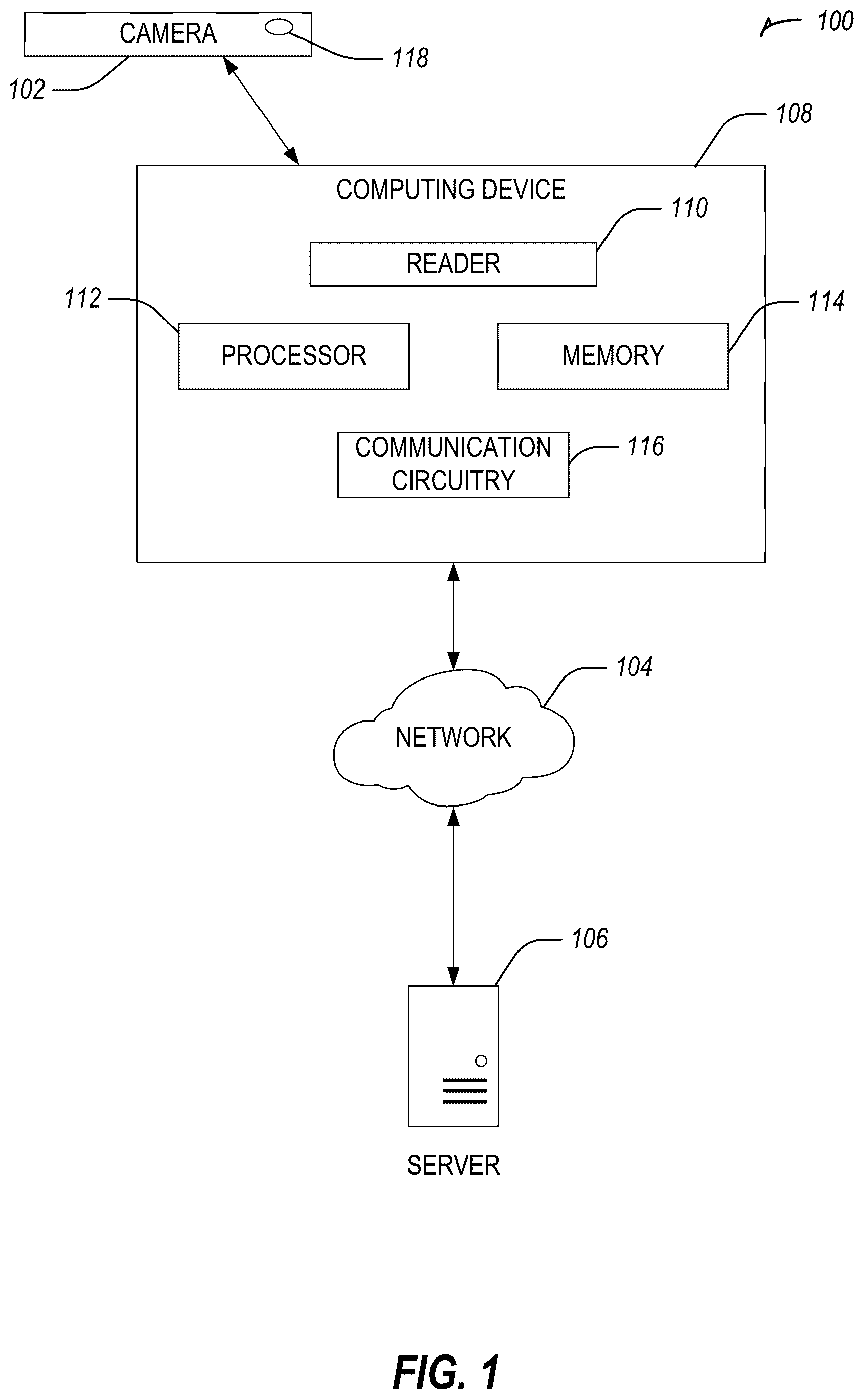 Patent US12430974 Figure 1 – Eye-gaze based intelligent door opening system