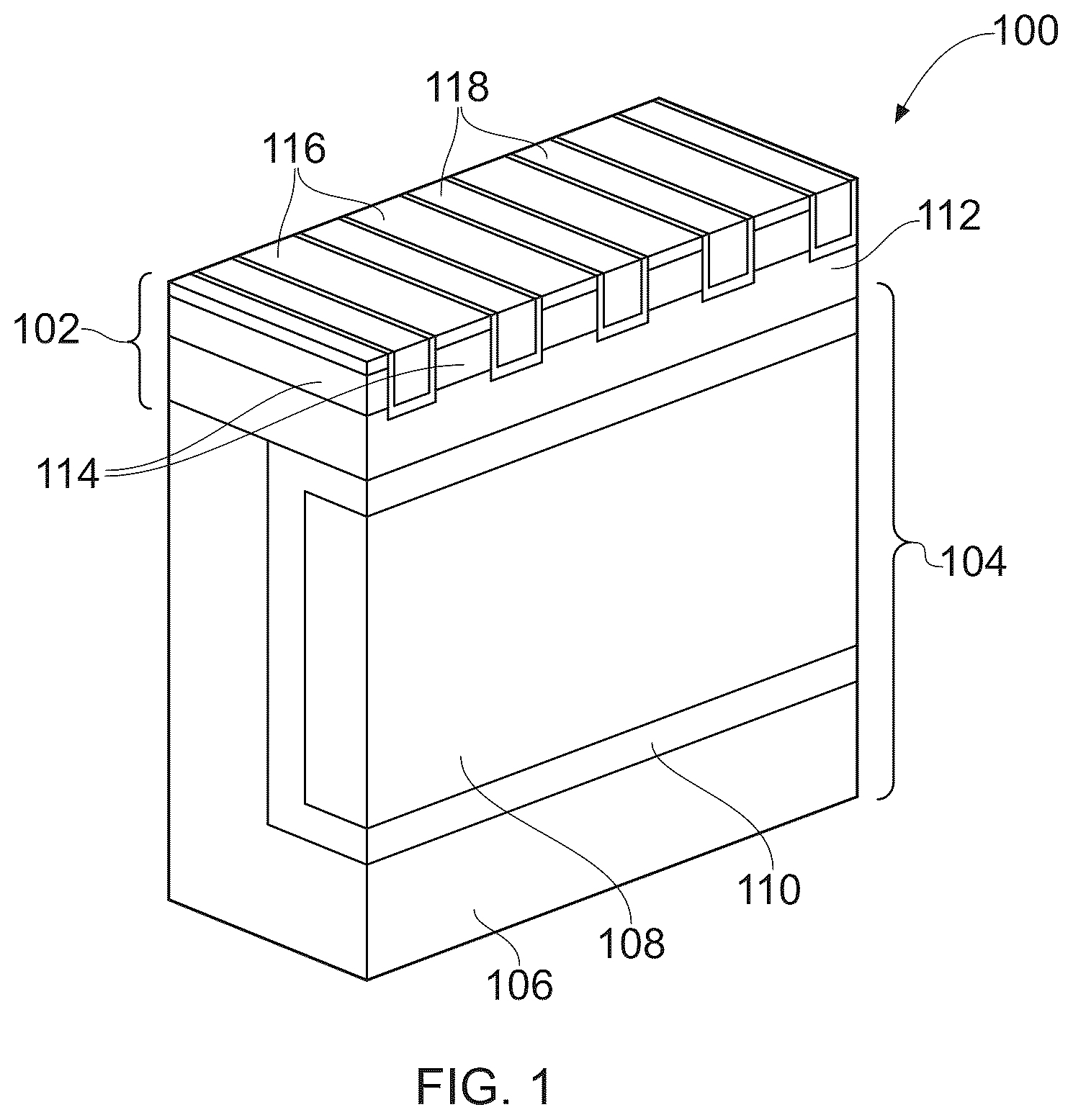 Patent US12433001 — Semiconductor device and method of manufacture — Figure 1