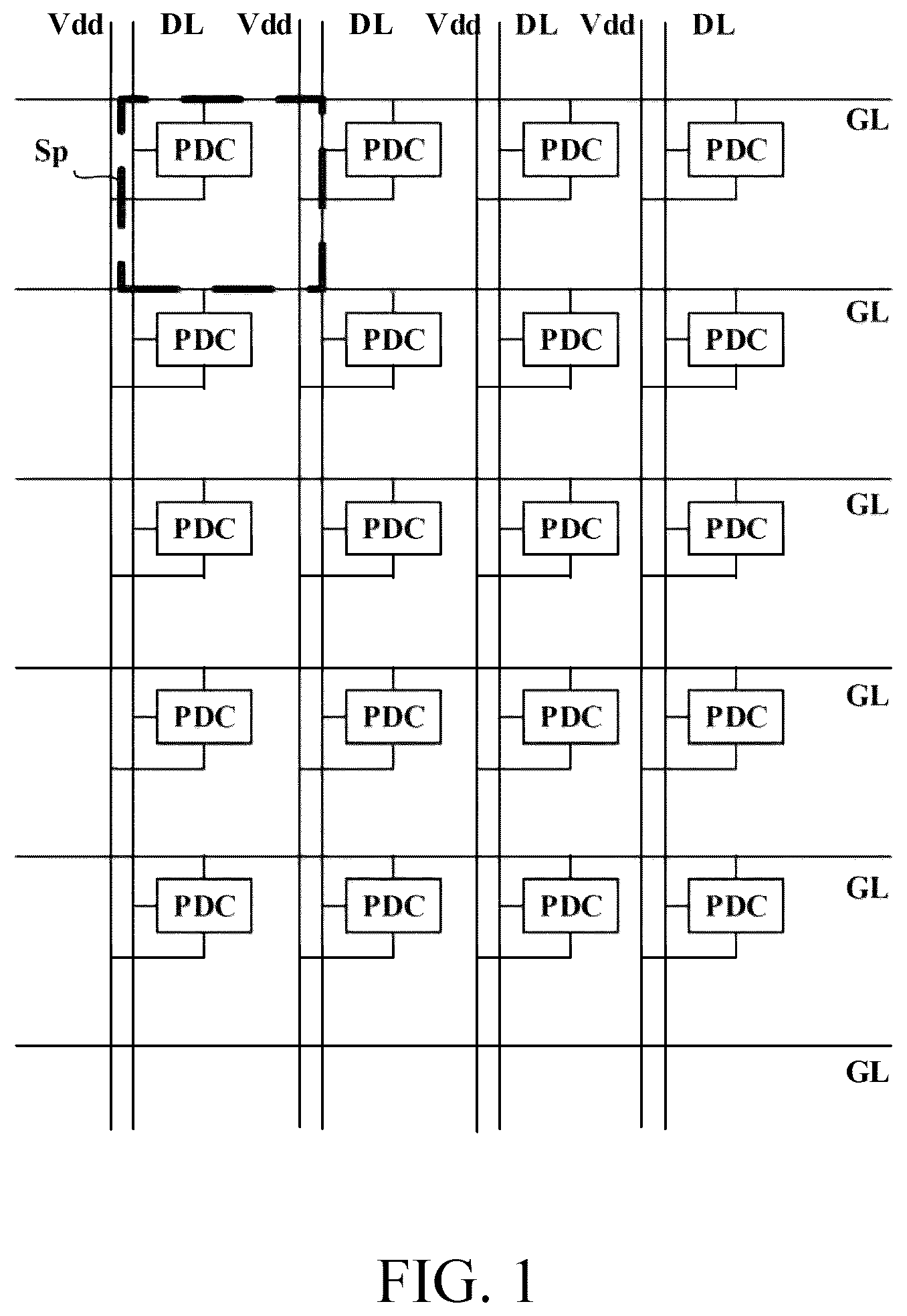 Patent US12433021 — Array substrate and display apparatus — Figure 1