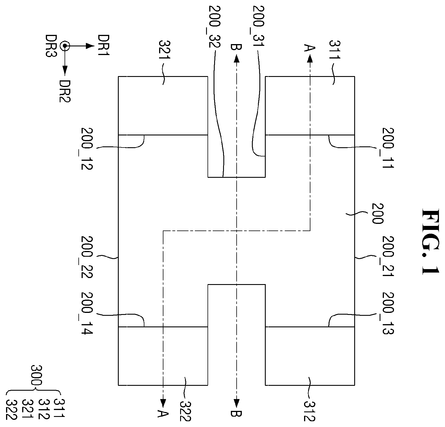 Patent US12433048 — Semiconductor device including multiple sources and image sensor including the semiconductor device — Figure 1