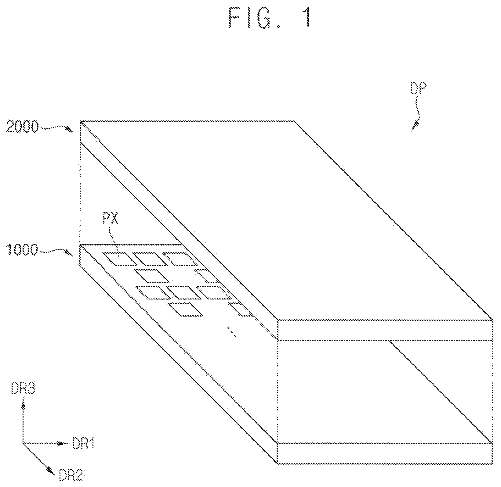 Patent US12433073 Figure 1 – Color conversion substrate and display device
