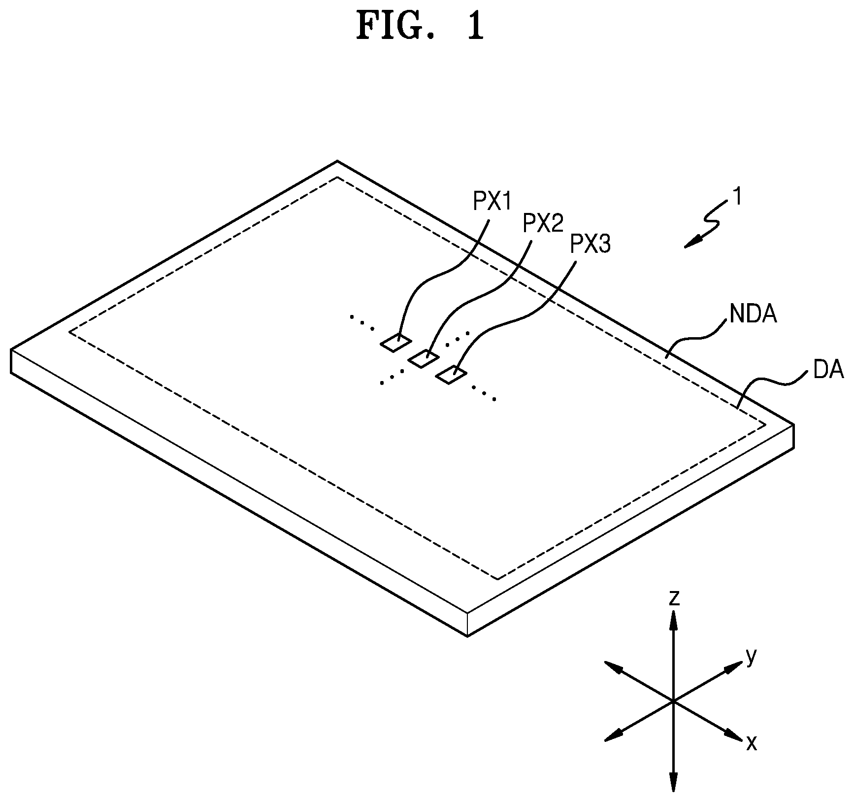 Patent US12433074 — Display apparatus — Figure 1