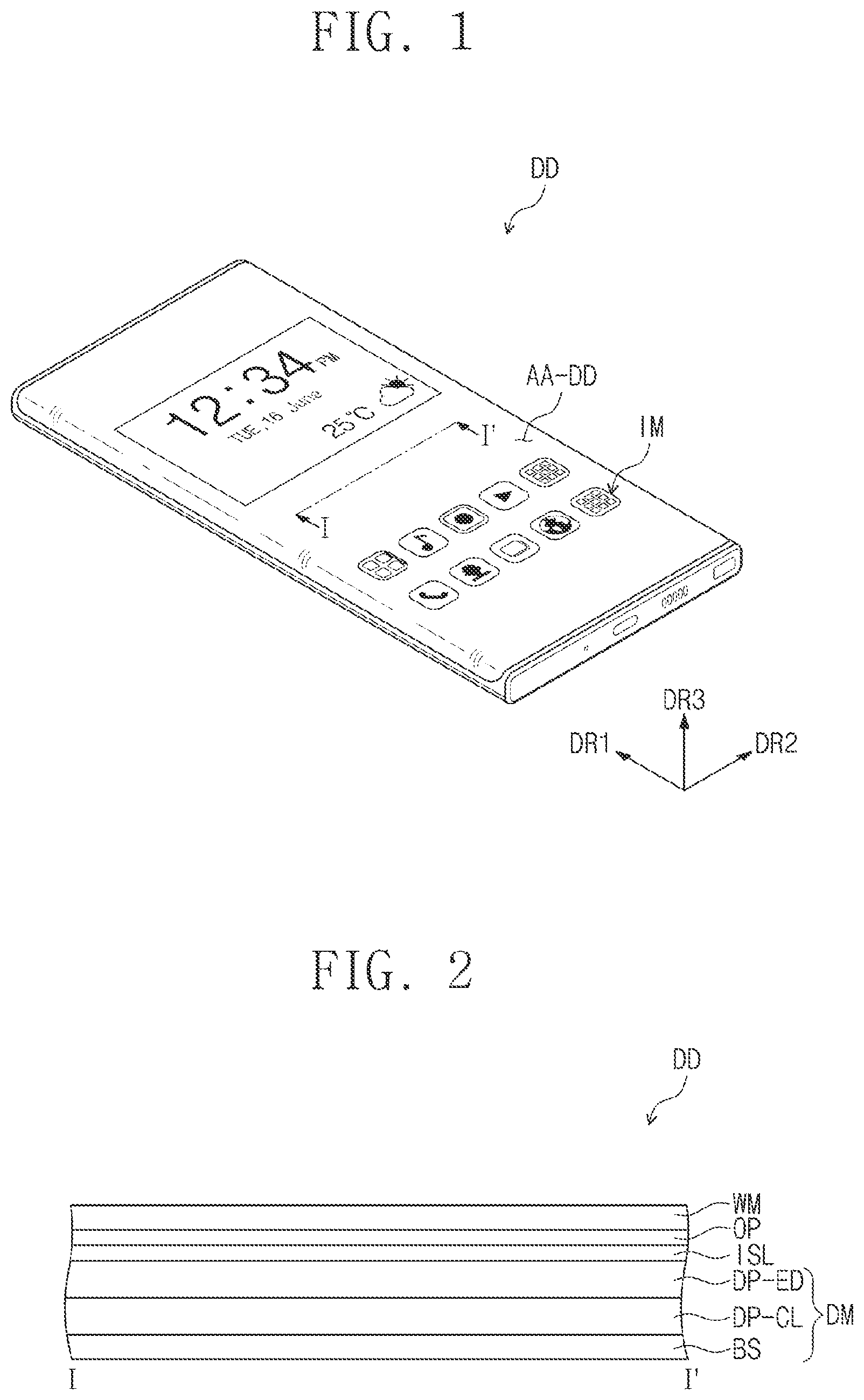 Patent US12433105 — Display device — Figure 1