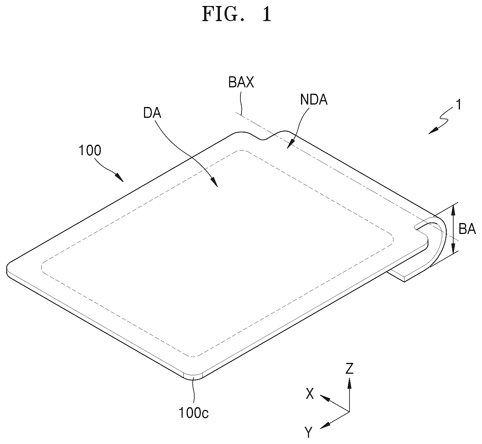 Patent US12433114 — Display apparatus — Figure 1