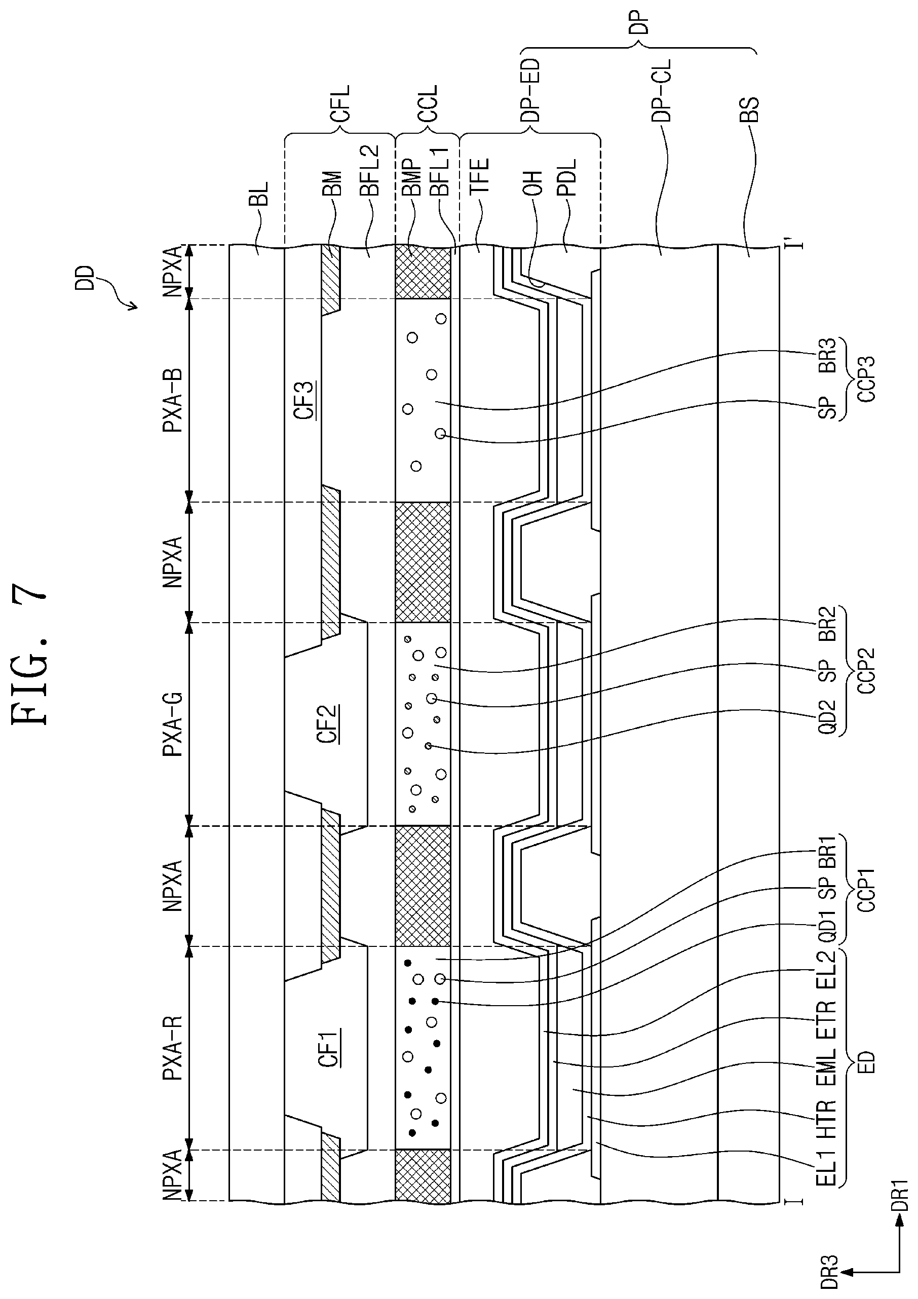 Patent US12433123 Figure 5 – Organic electroluminescence device